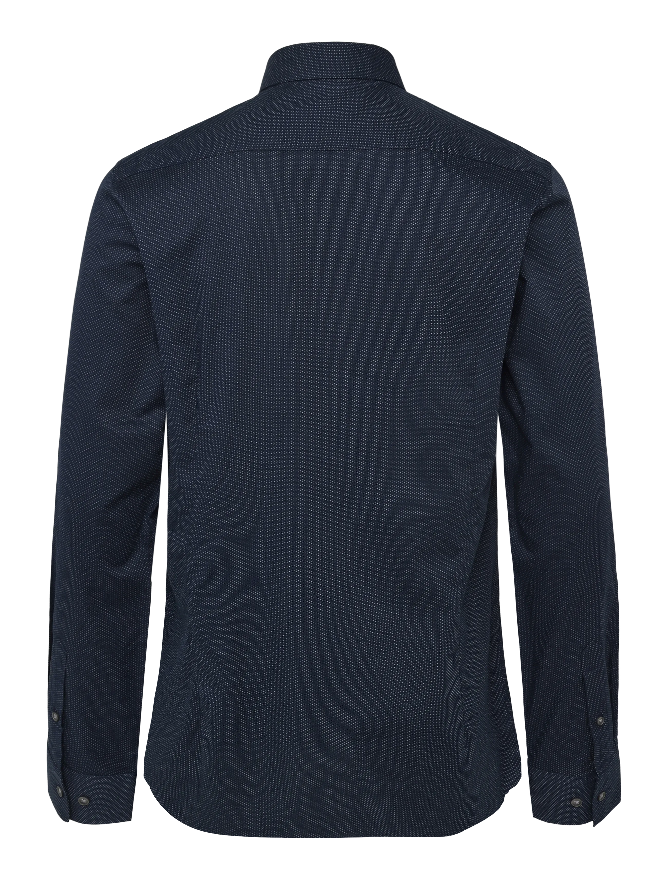 Bruun & Stengade - BS Hay Slim Fit Shirt - ametlikud särgid - navy - 1