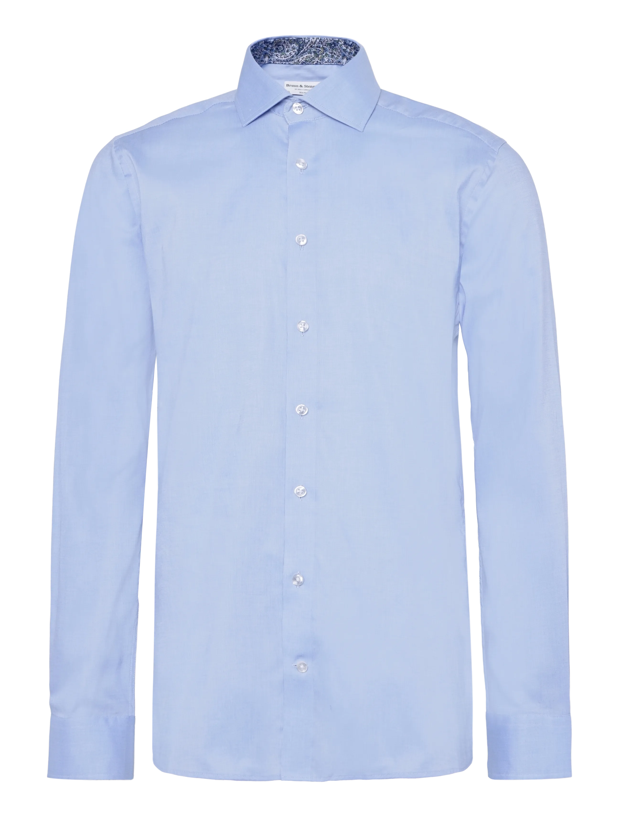 Bruun & Stengade BS Brunstrom Slim Fit Shirt - Skjorter - LIGHT BLUE / blue