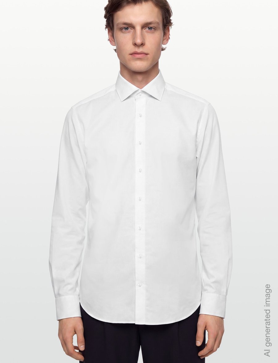 Bruun & Stengade - BS Wohleben Slim Fit Shirt - formelle hemden - white - 3