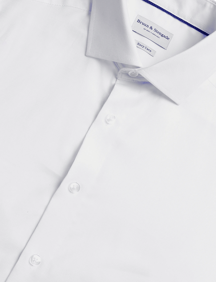Bruun & Stengade - BS Wohleben Slim Fit Shirt - formelle hemden - white - 5