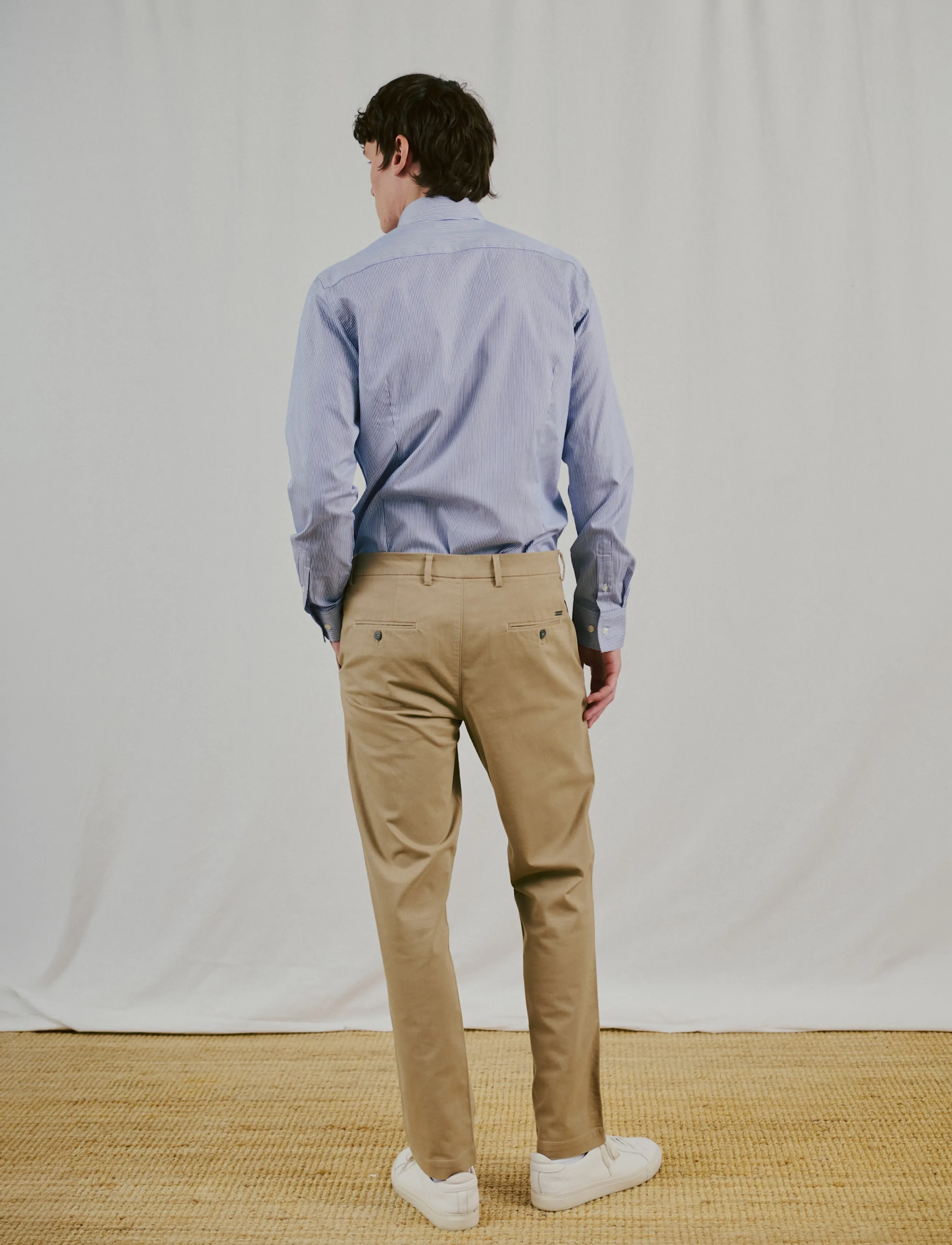 Bruun & Stengade BS Galdadon Modern Fit Shirt - Vatertag - NAVY / navy