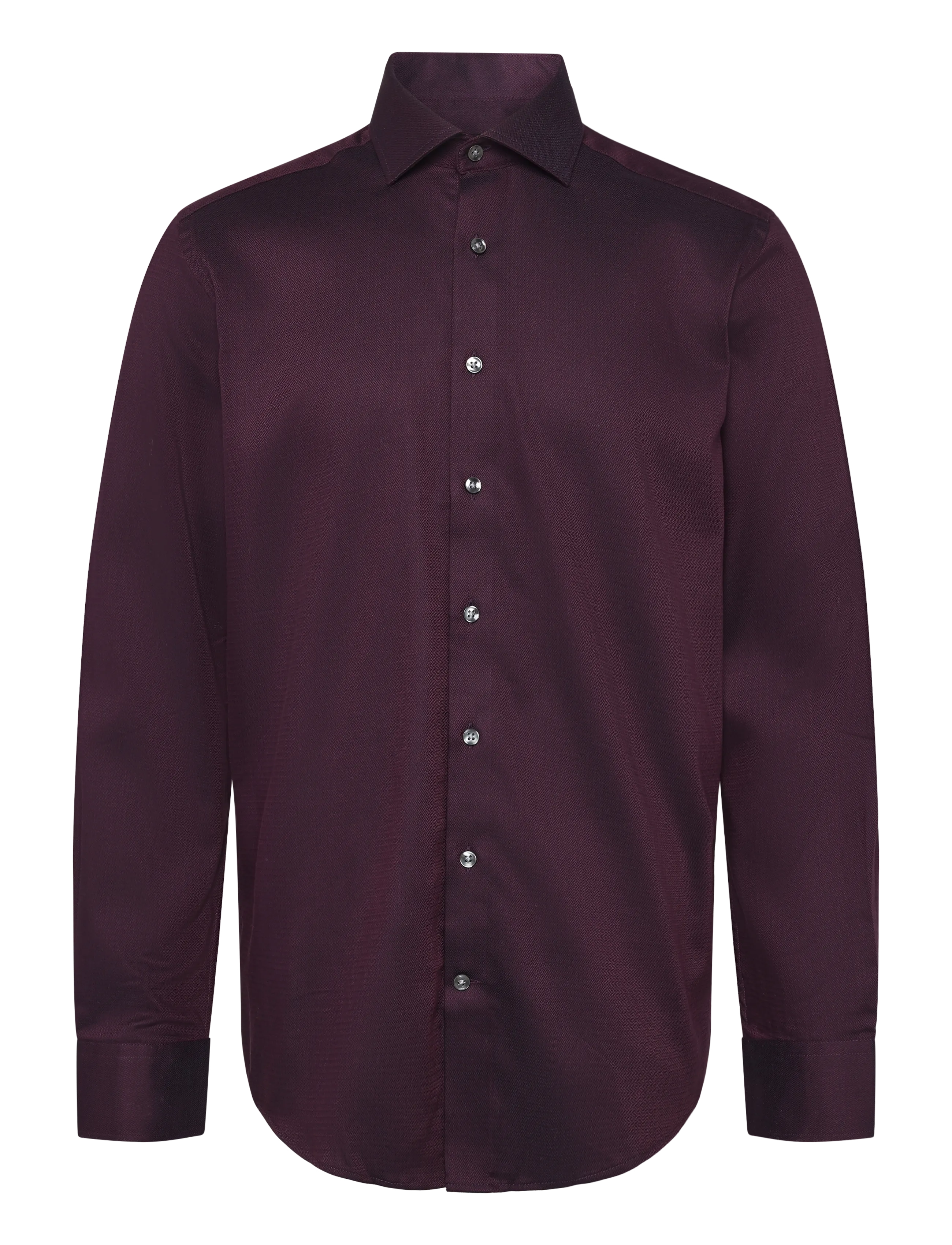 Bruun & Stengade - BS Callesen Modern Fit Shirt - ametlikud särgid - bordeaux - 1
