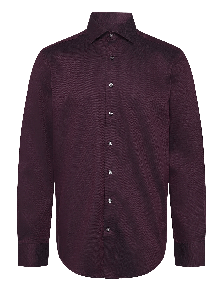 Bruun & Stengade - BS Callesen Modern Fit Shirt - formelle hemden - bordeaux - 1