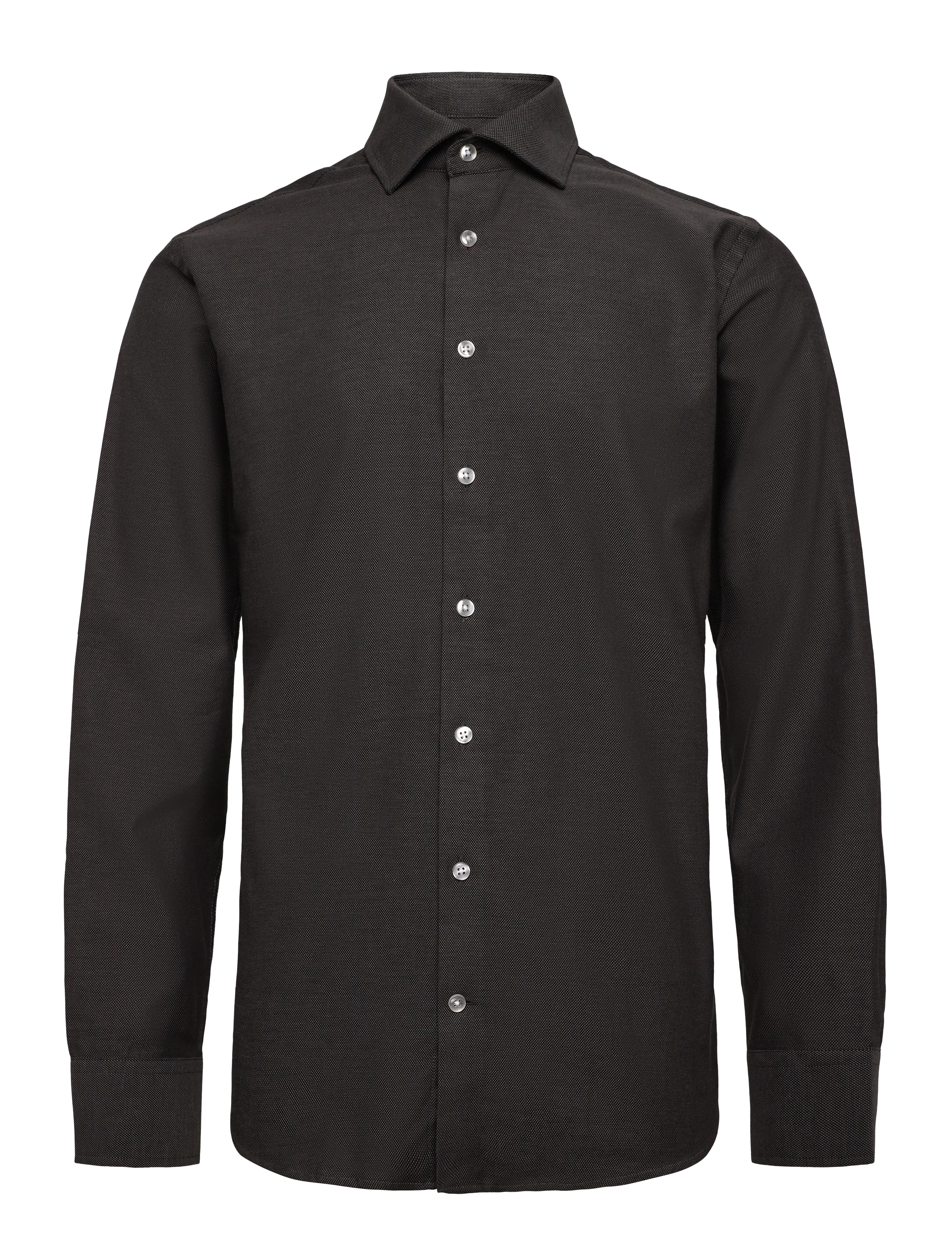 Bruun & Stengade BS Dalby Modern Fit Shirt - Kleidung - GREY / grey