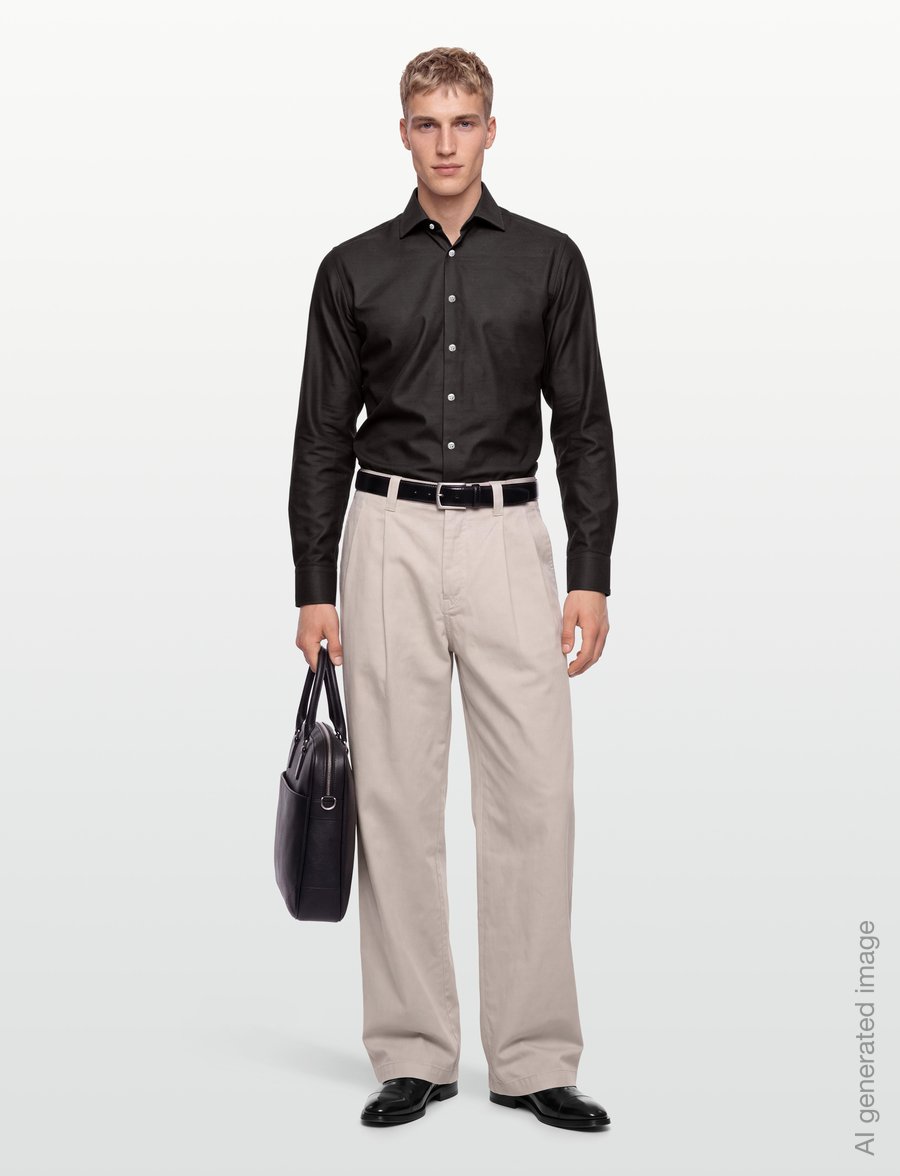 Bruun & Stengade - BS Dalby Modern Fit Shirt - formelle hemden - grey - 0