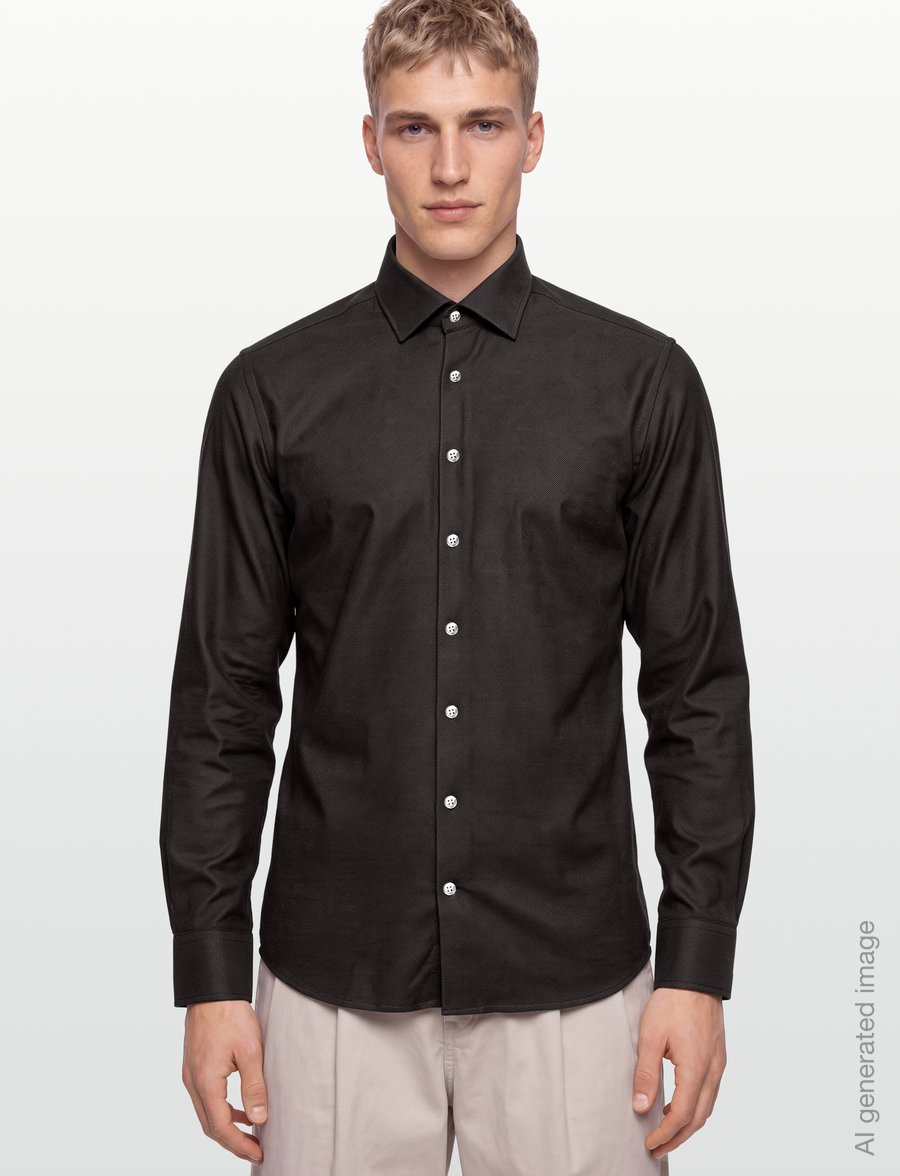 Bruun & Stengade - BS Dalby Modern Fit Shirt - formelle hemden - grey - 3