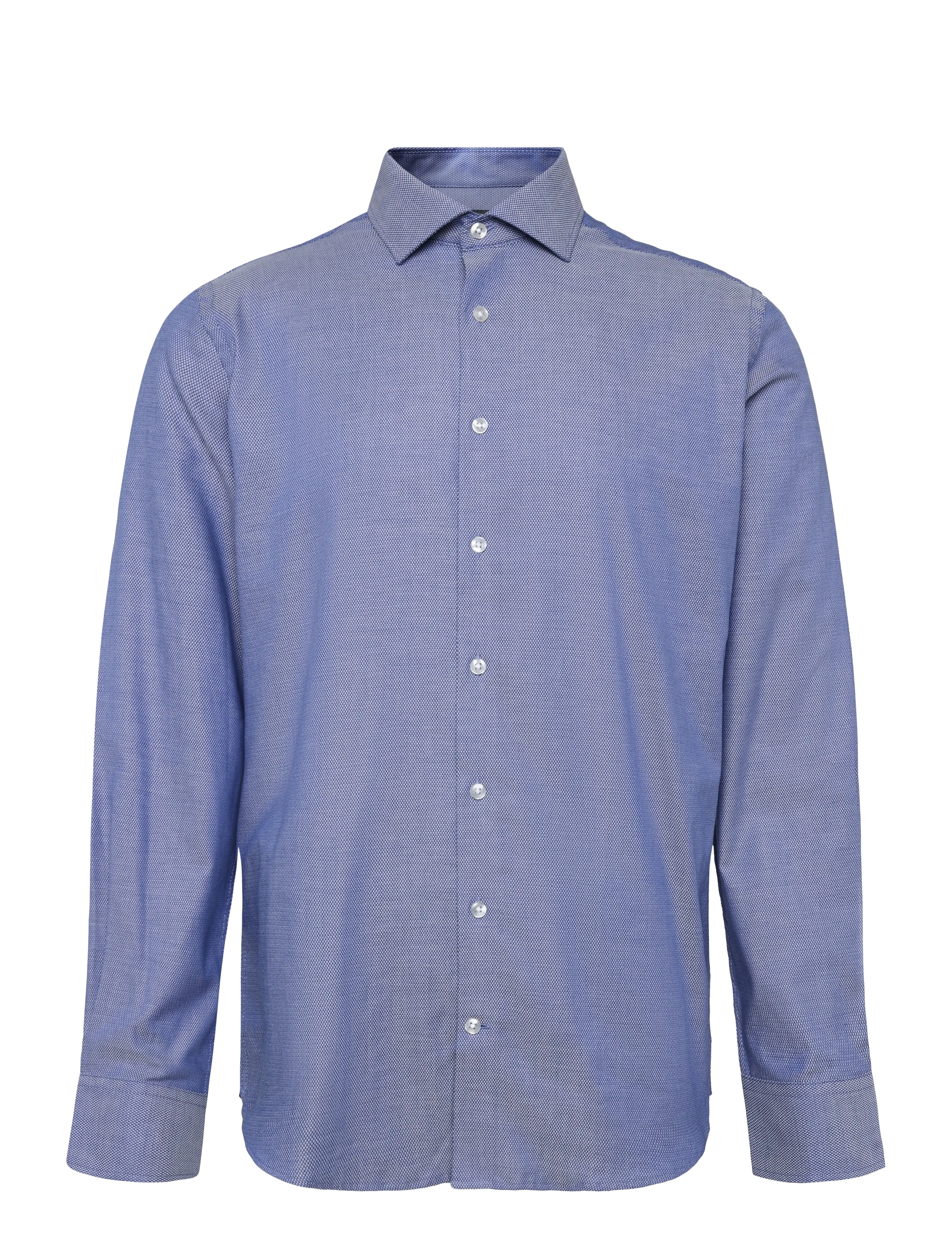 Bruun & Stengade BS Akutami Modern Fit Shirt - Riided - NAVY / navy
