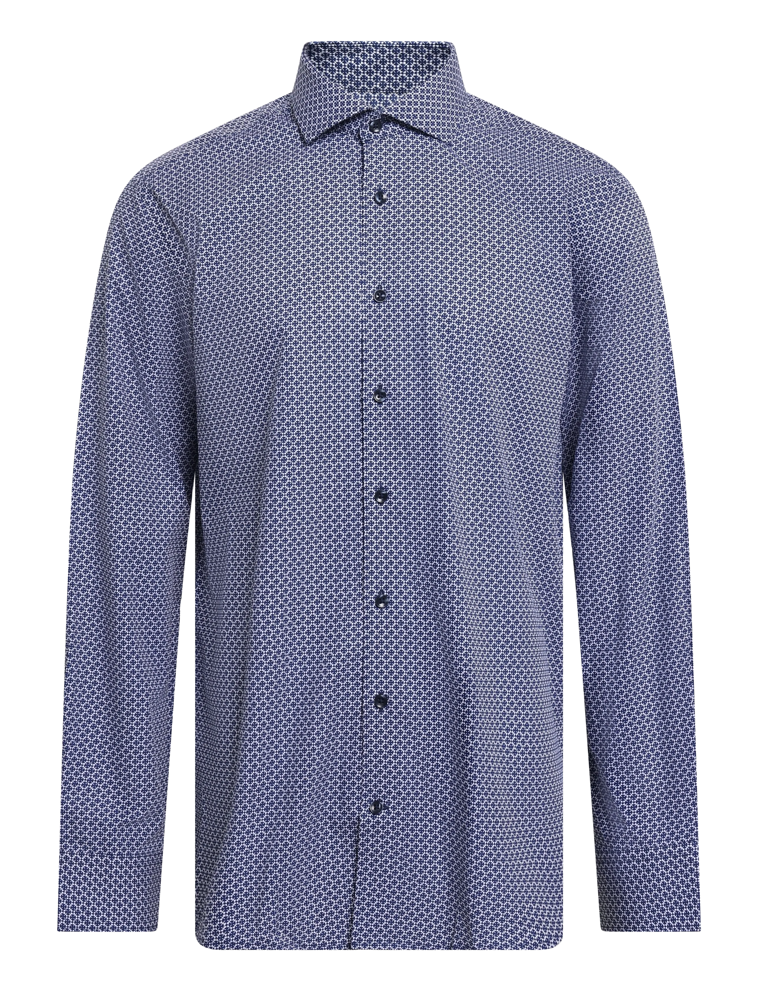 Bruun & Stengade - BS Lemie Modern Fit Shirt - ametlikud särgid - navy - 1