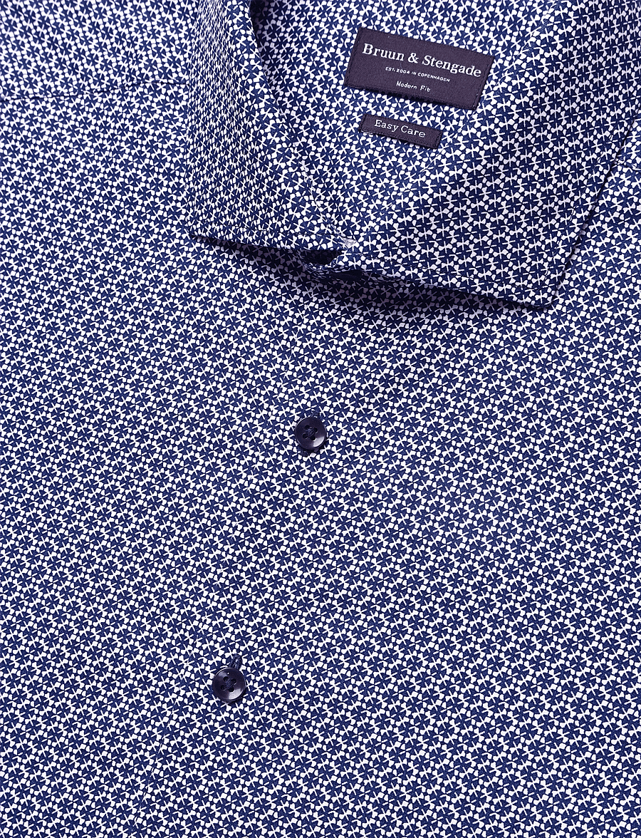 Bruun & Stengade - BS Lemie Modern Fit Shirt - formelle hemden - navy - 5