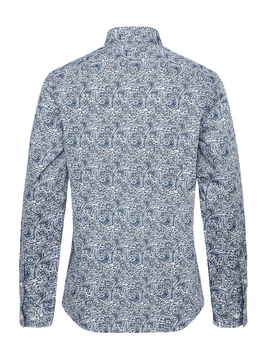 Bruun & Stengade - BS Tolkien Modern Fit Shirt - mustriga särgid - navy - 2