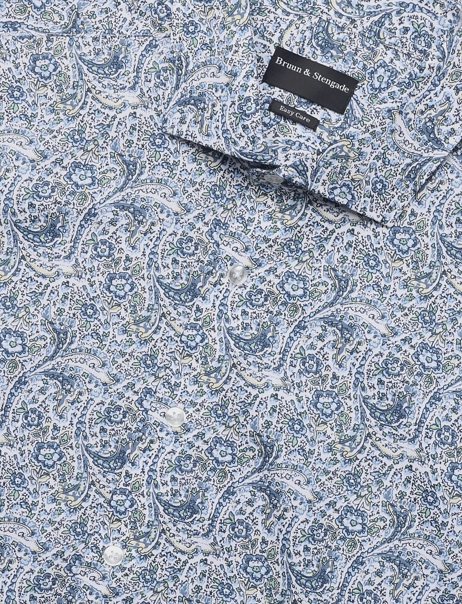 Bruun & Stengade - BS Tolkien Modern Fit Shirt - mustriga särgid - navy - 5