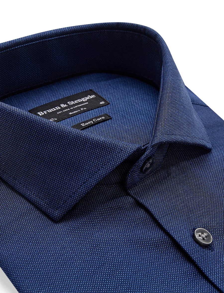 Bruun & Stengade - BS Haumann Modern Fit Shirt - formelle hemden - navy - 1