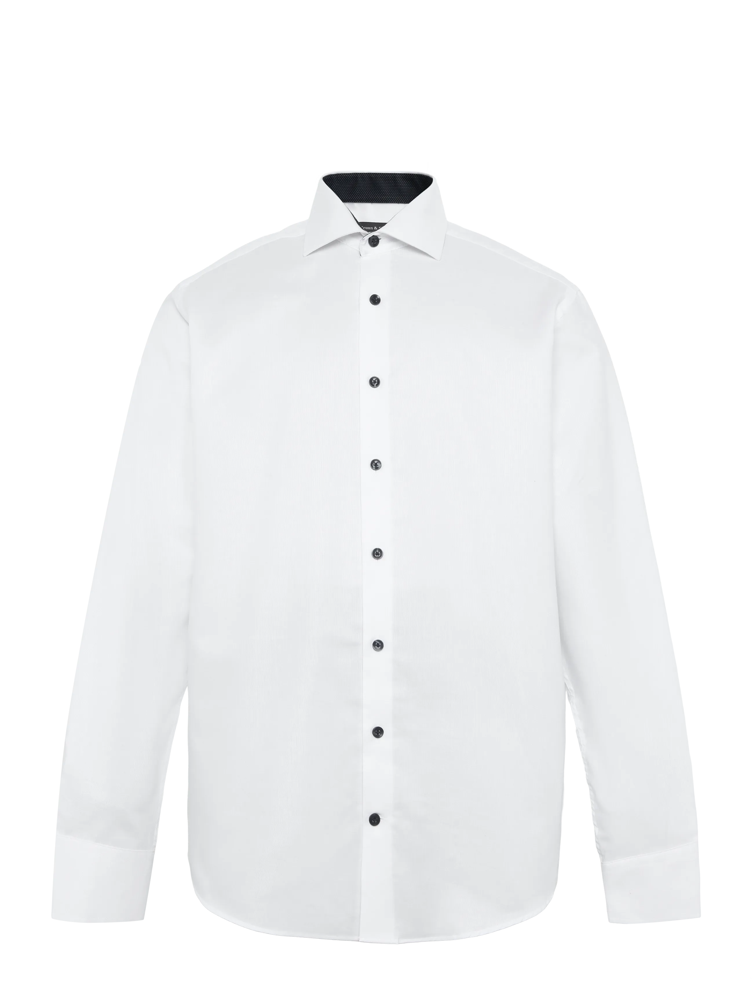 Bruun & Stengade BS Andani Modern Fit Shirt - Uus - WHITE / white