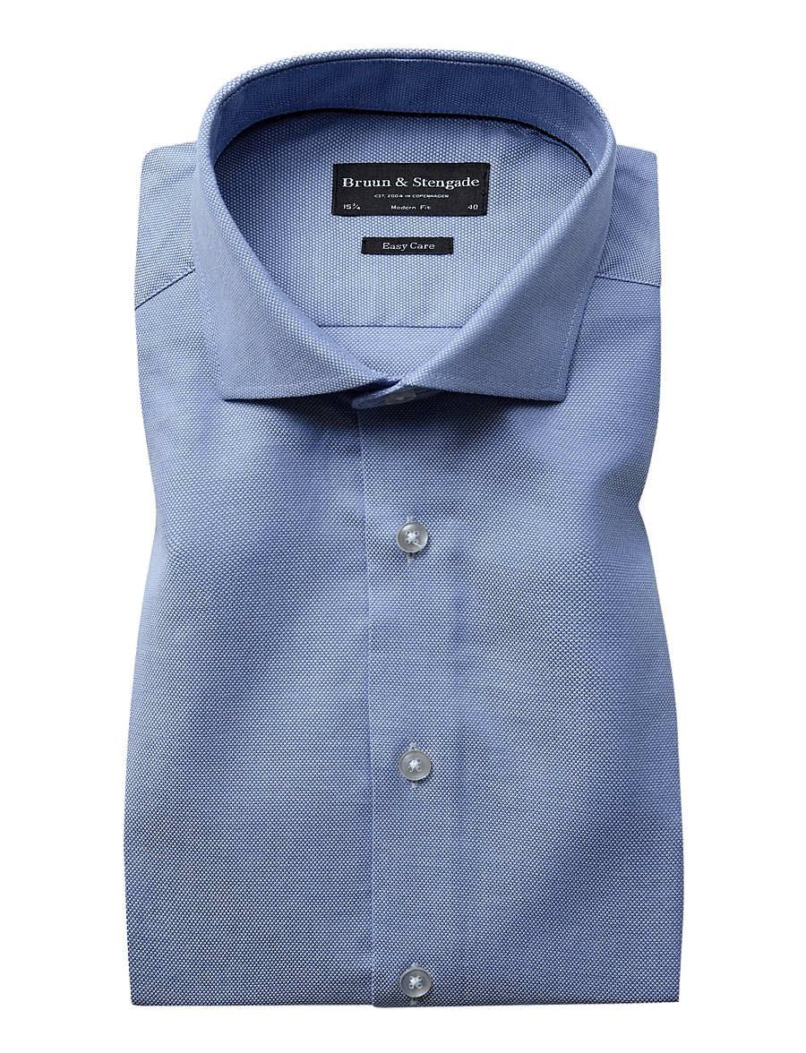 Bruun & Stengade - BS Herge Modern Fit Shirt - formelle hemden - light blue - 0