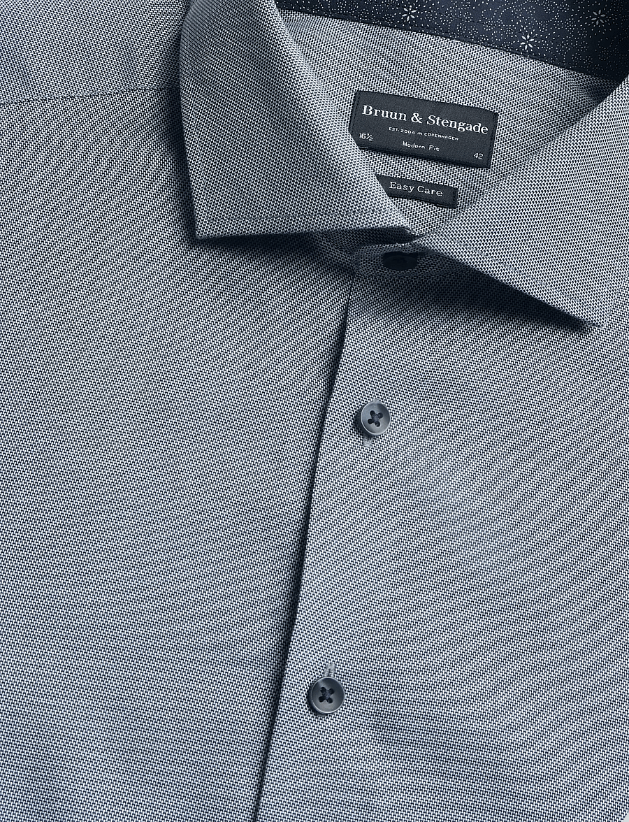 Bruun & Stengade - BS Jussi Modern Fit Shirt - formelle hemden - navy - 5