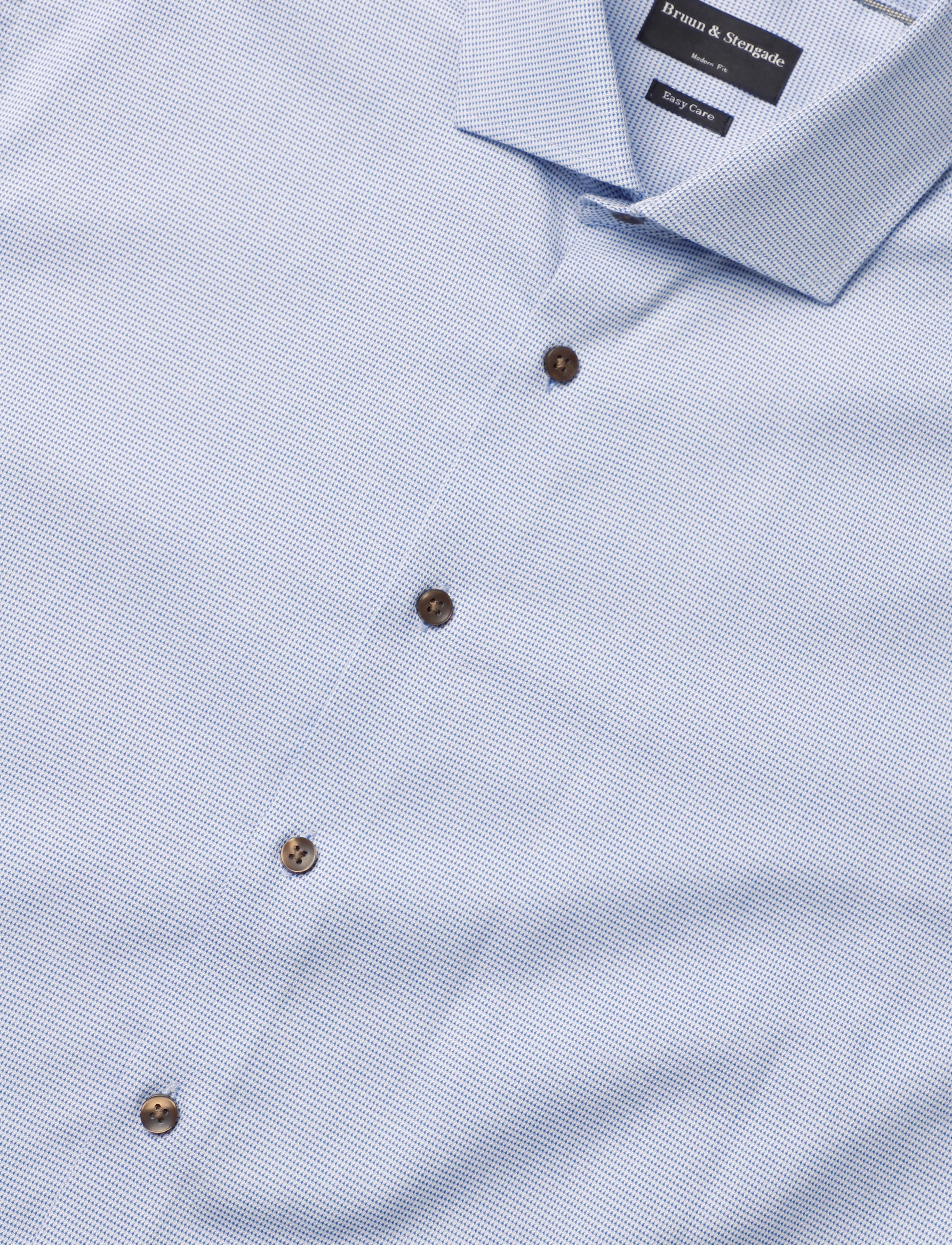 Bruun & Stengade - BS Kofod Modern Fit Shirt - formelle skjorter - light blue - 2
