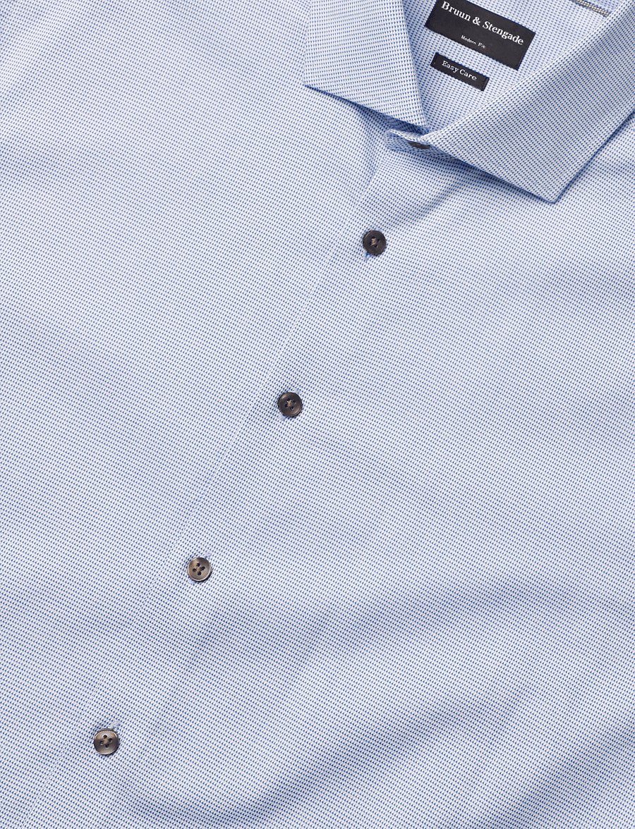 Bruun & Stengade - BS Kofod Modern Fit Shirt - formelle skjorter - light blue - 2