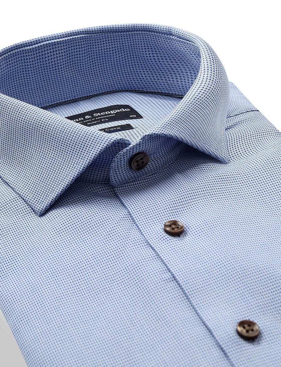 Bruun & Stengade - BS Kofod Modern Fit Shirt - formelle hemden - light blue - 1