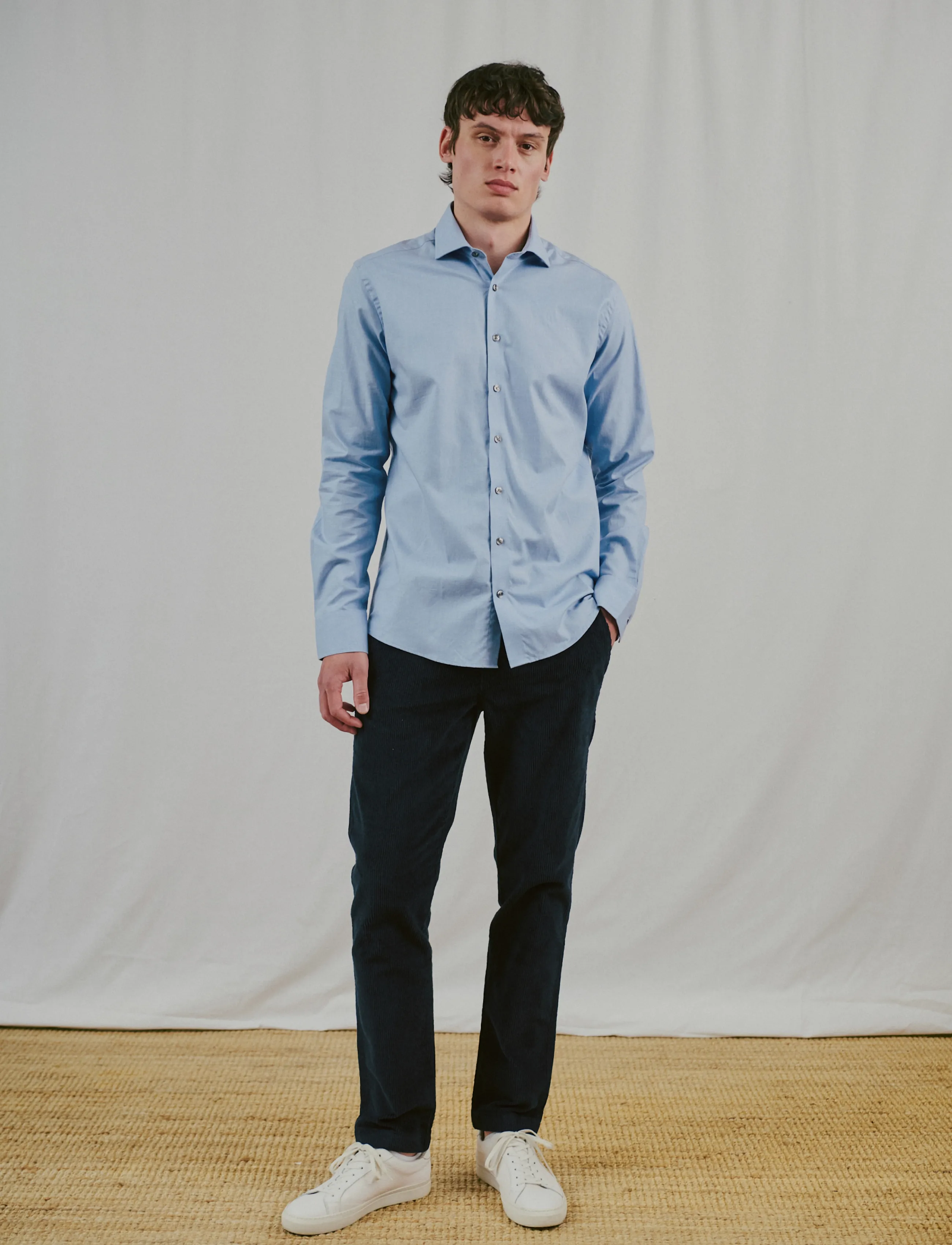Bruun & Stengade - BS Holme Modern Fit Shirt - formelle hemden - light blue - 4