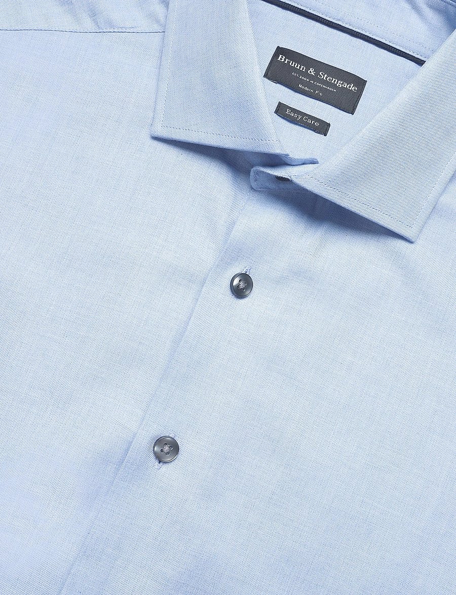 Bruun & Stengade - BS Holme Modern Fit Shirt - formelle hemden - light blue - 5