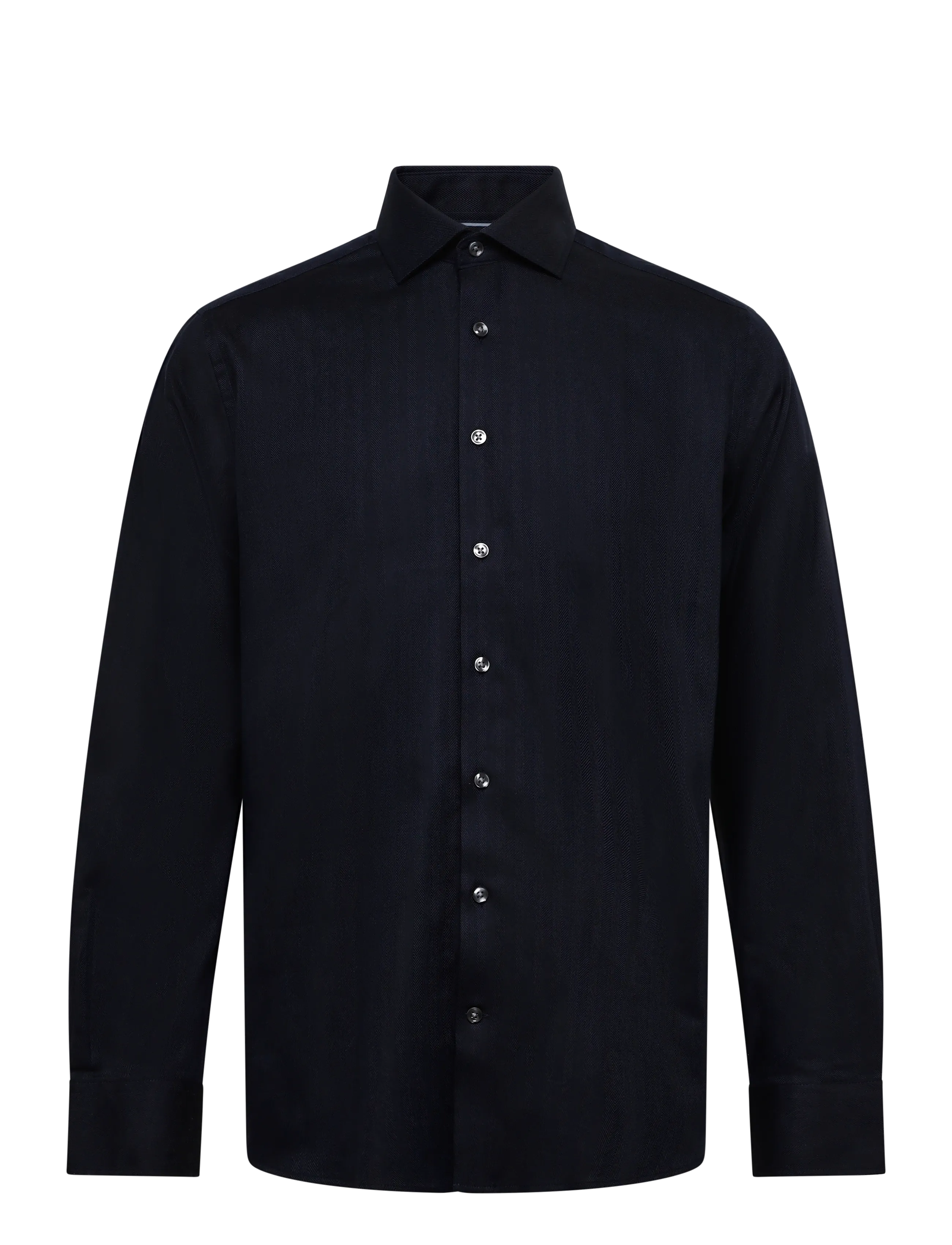 Bruun & Stengade BS Barrett Modern Fit Shirt - Vis alt - THUNDER / navy