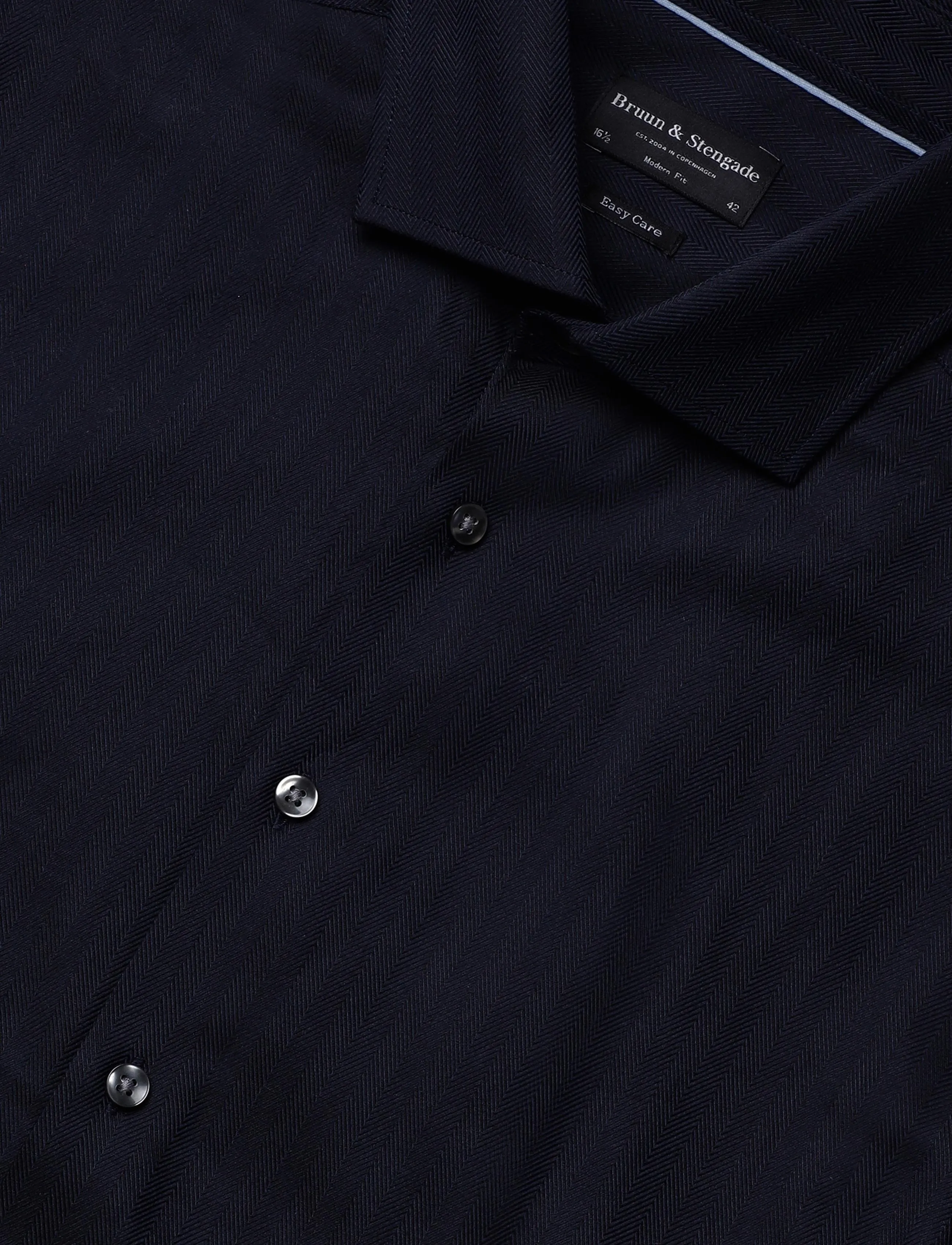 Bruun & Stengade - BS Barrett Modern Fit Shirt - thunder - 2
