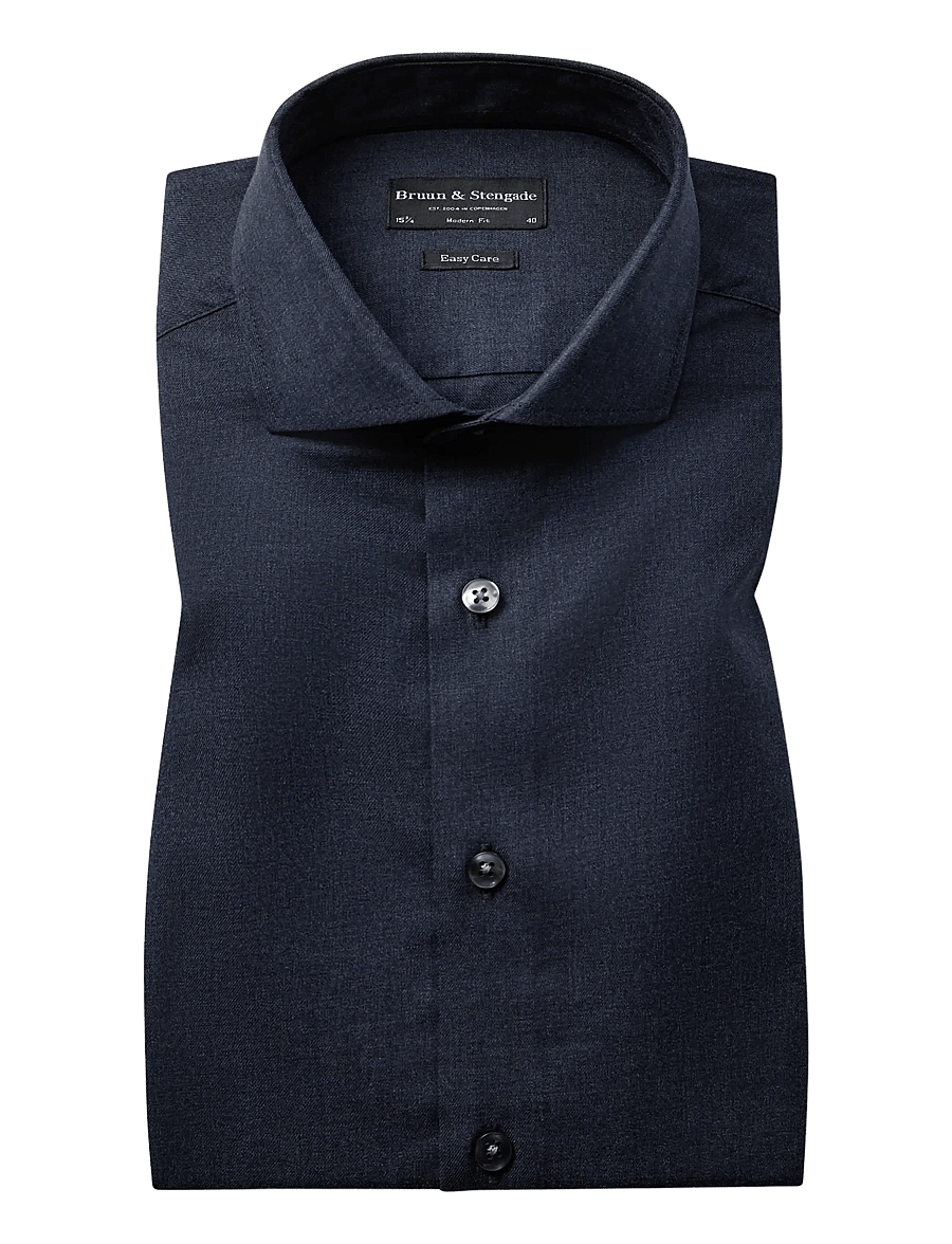 Bruun & Stengade - BS Kleinn Modern Fit Shirt - formelle hemden - navy - 0