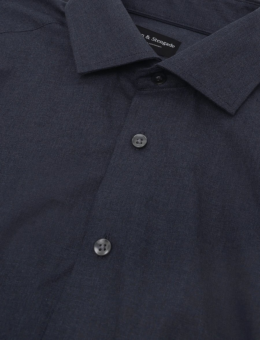 Bruun & Stengade - BS Kleinn Modern Fit Shirt - formelle hemden - navy - 5