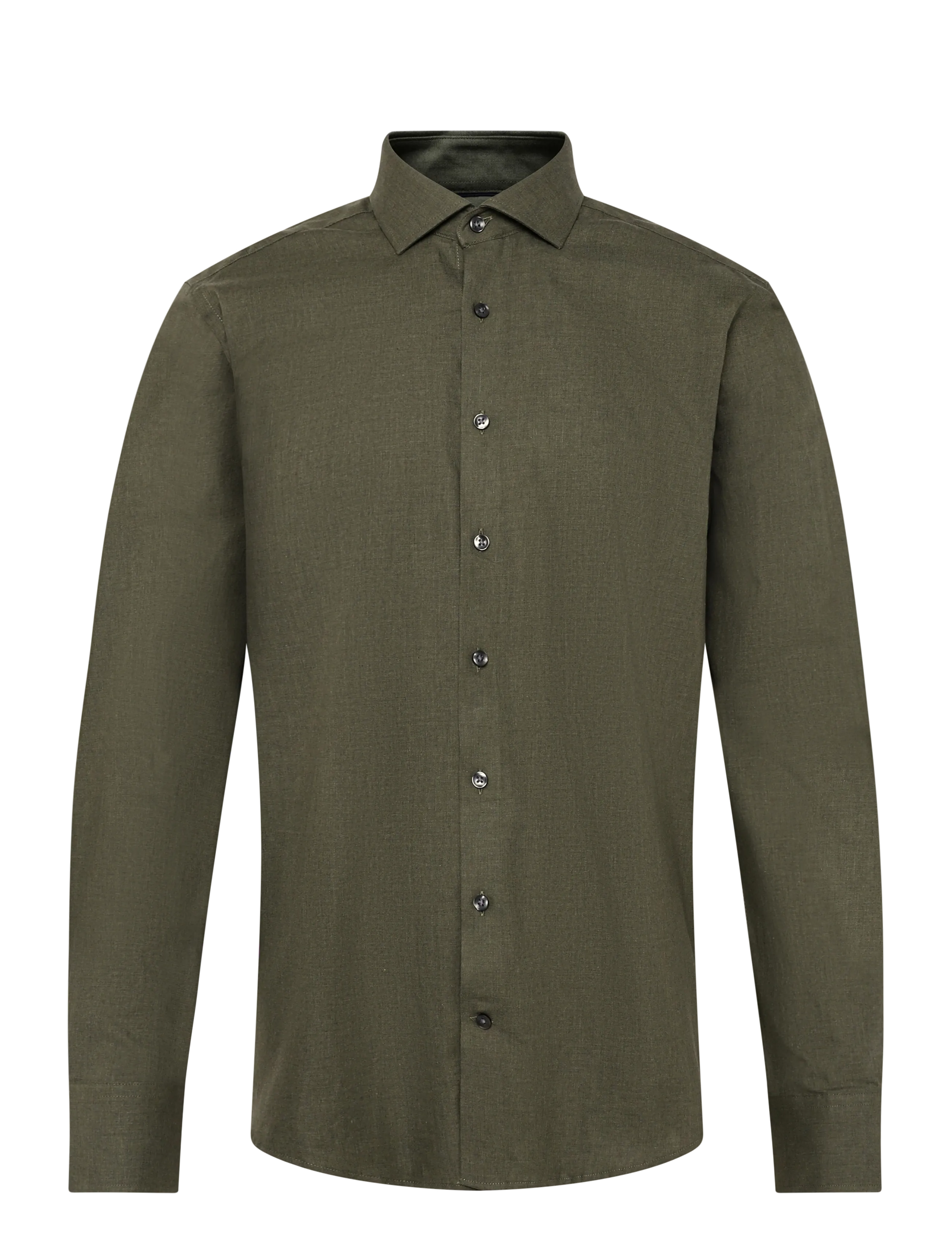 Bruun & Stengade BS Andersen Modern Fit Shirt - Kollektioner - GREEN / green