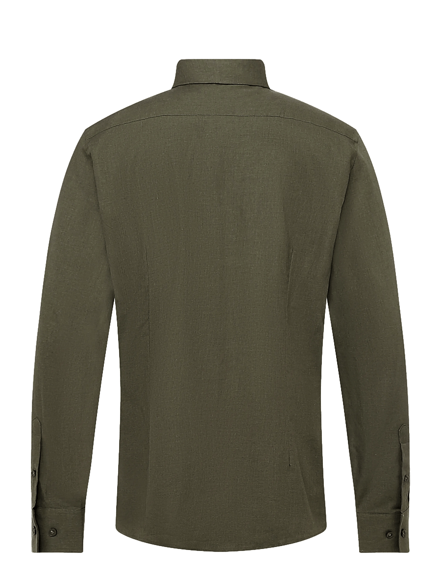 Bruun & Stengade - BS Andersen Modern Fit Shirt - ametlikud särgid - green - 1