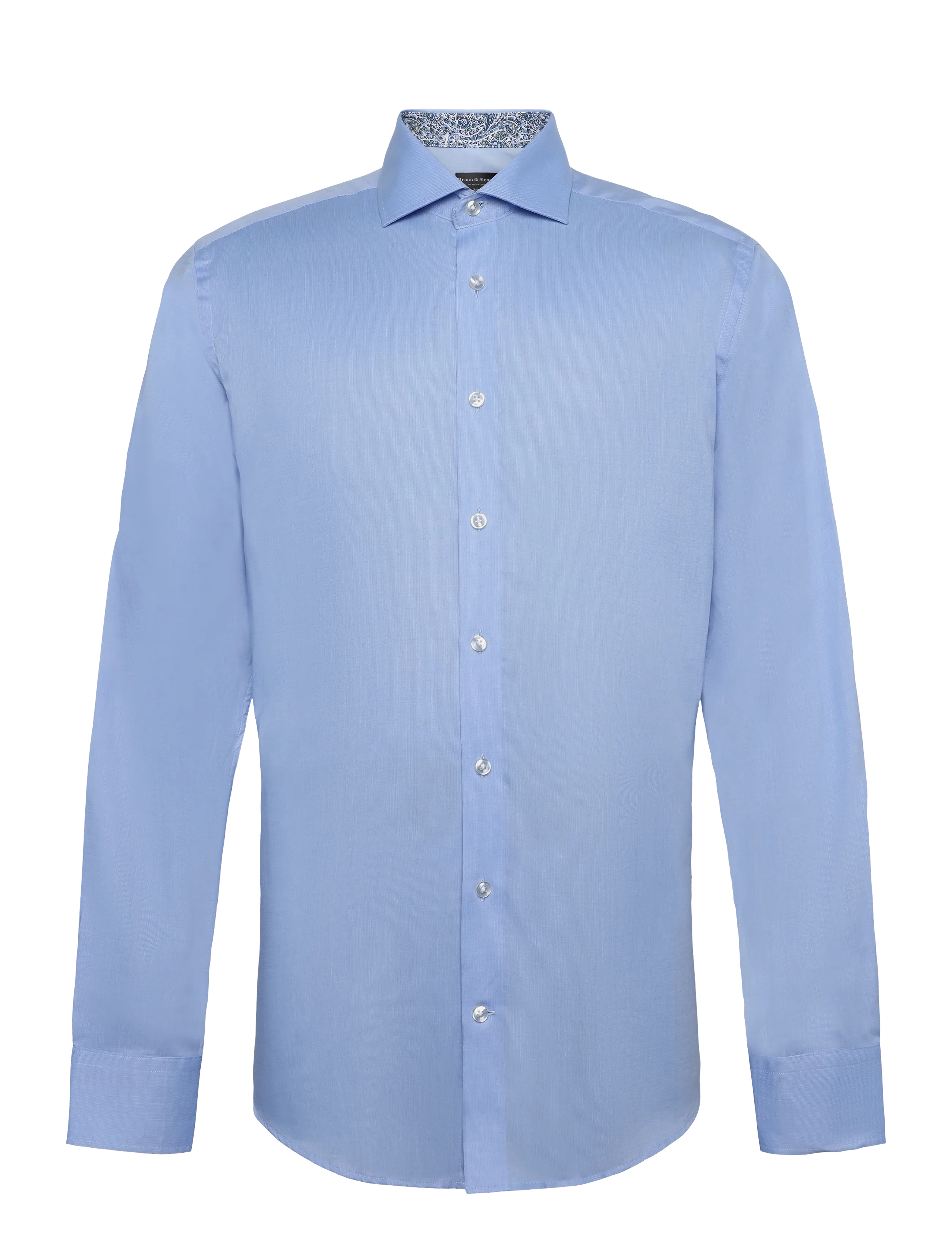 Bruun & Stengade BS Aekosson Modern Fit Shirt - Skjorter - LIGHT BLUE / blue