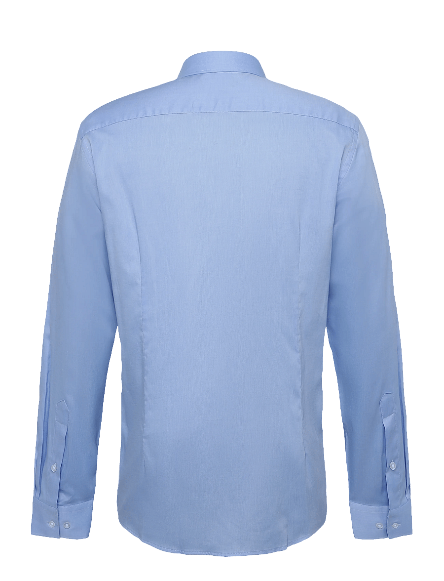 Bruun & Stengade - BS Aekosson Modern Fit Shirt - kostymskjortor - light blue - 1