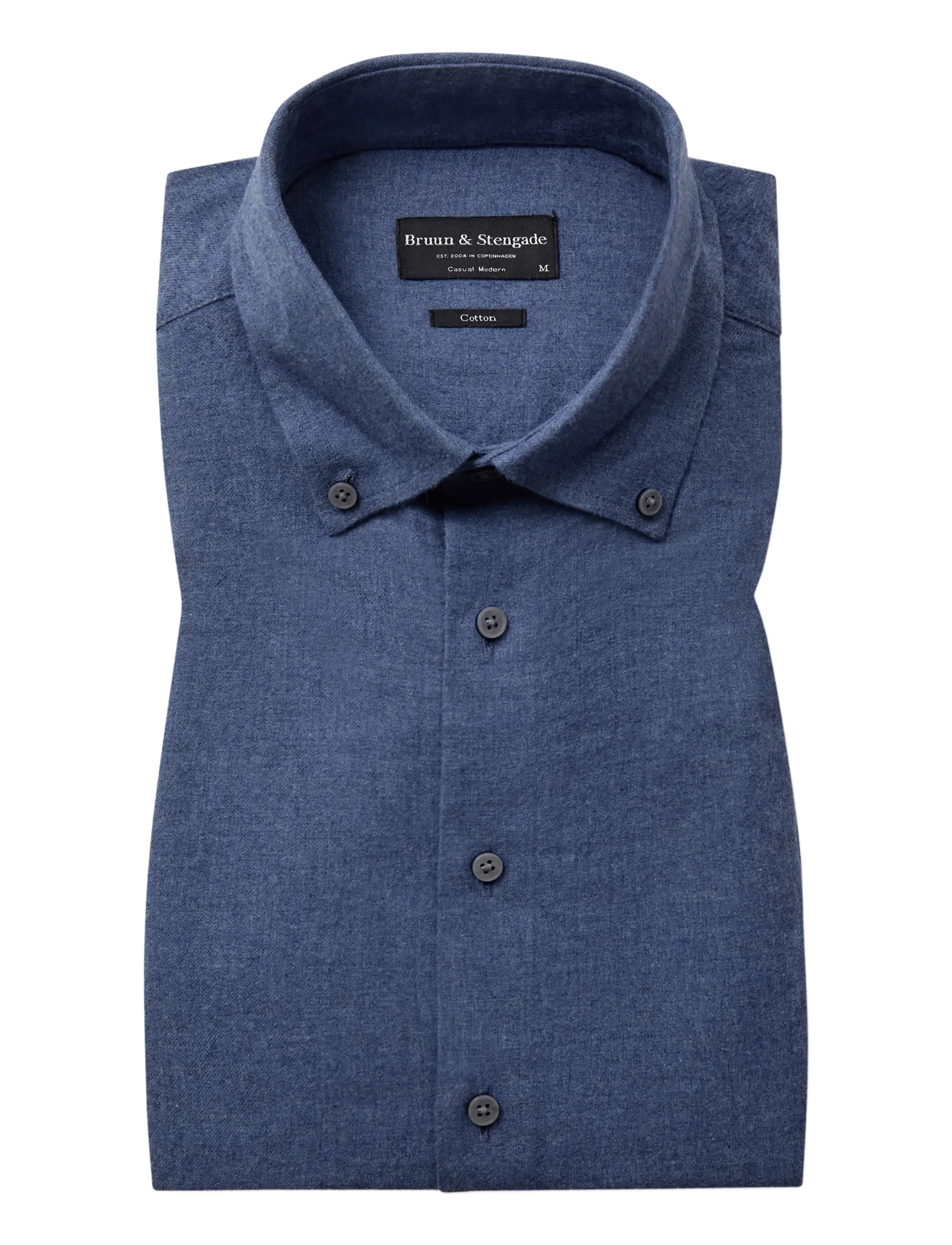 Bruun & Stengade BS Akihito Casual Modern Fit Shirt - Kollektioner - BLUE / blue