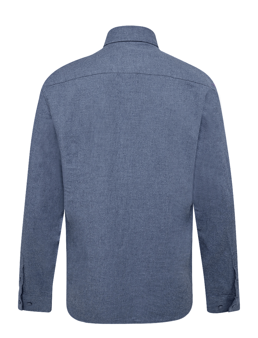 Bruun & Stengade - BS Akihito Casual Modern Fit Shirt - flanellskjortor - blue - 2