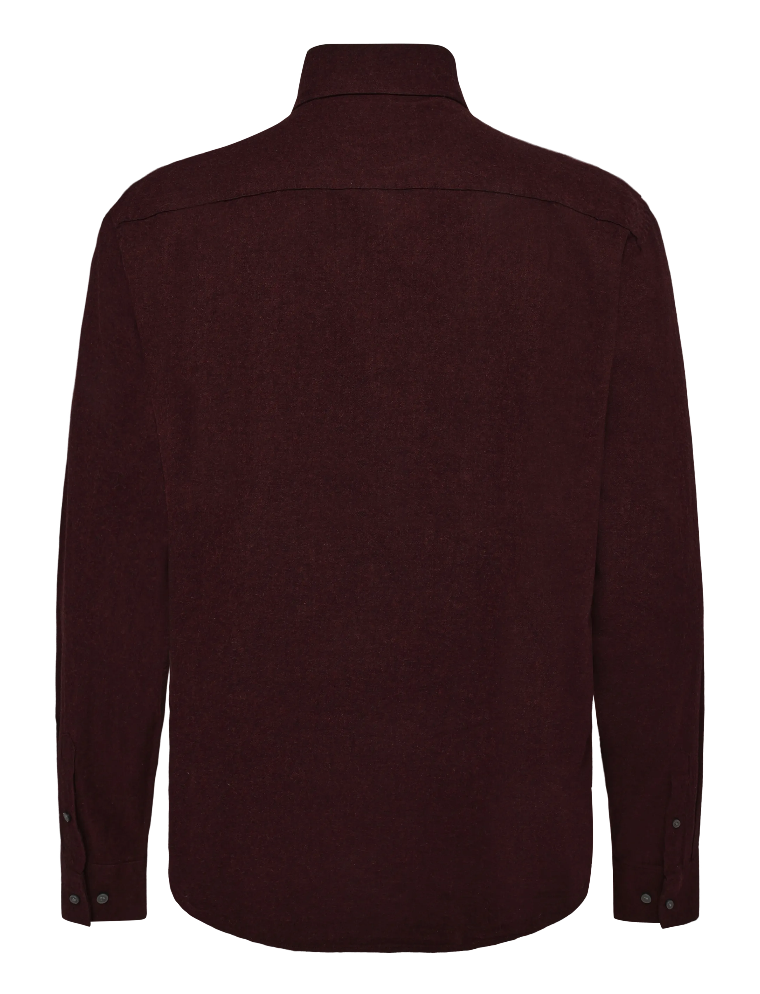 Bruun & Stengade - BS Akihito Casual Modern Fit Shirt - flanellsärgid - bordeaux - 1