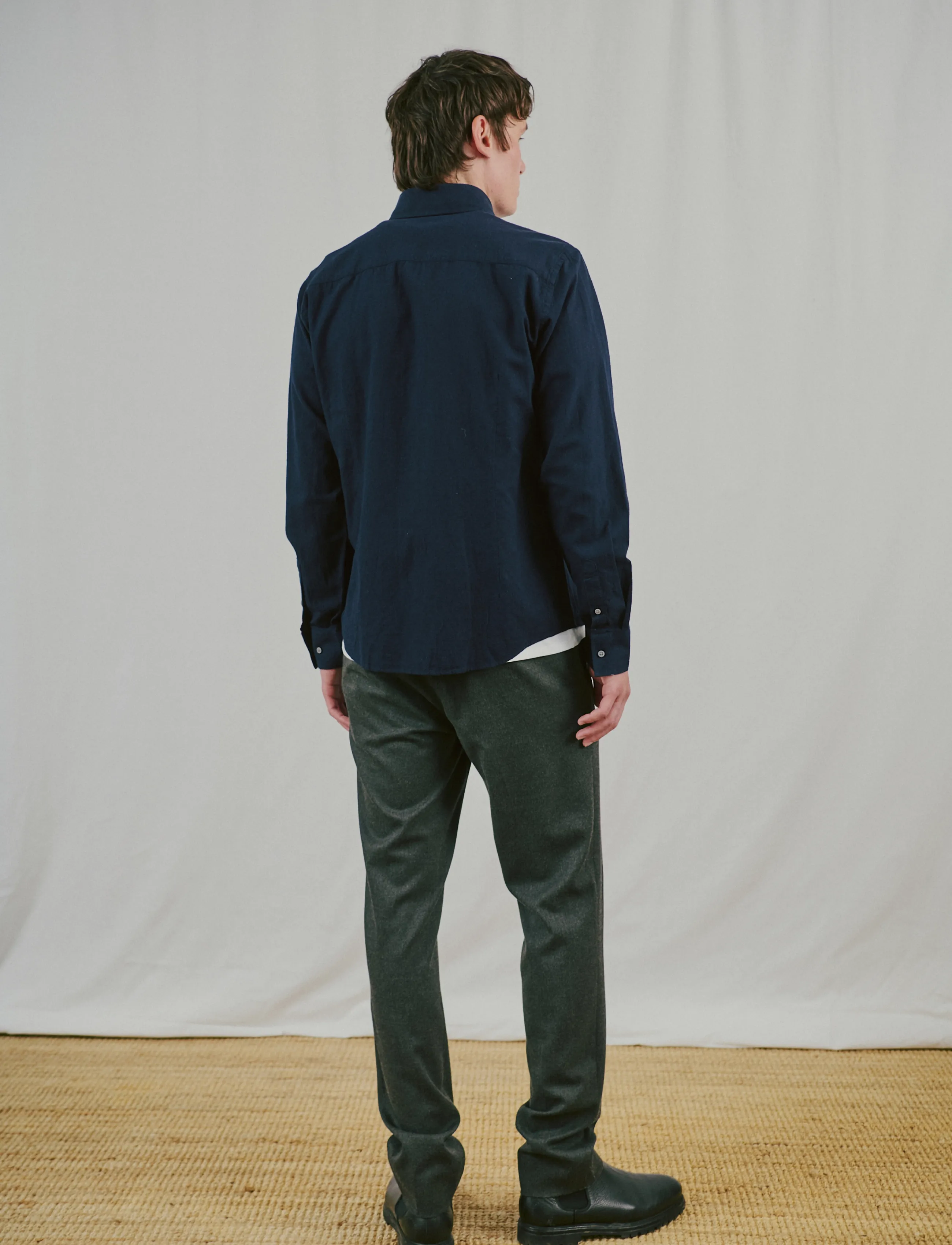 Bruun & Stengade BS Akihito Casual Modern Fit Shirt - Freizeithemden - NAVY / navy