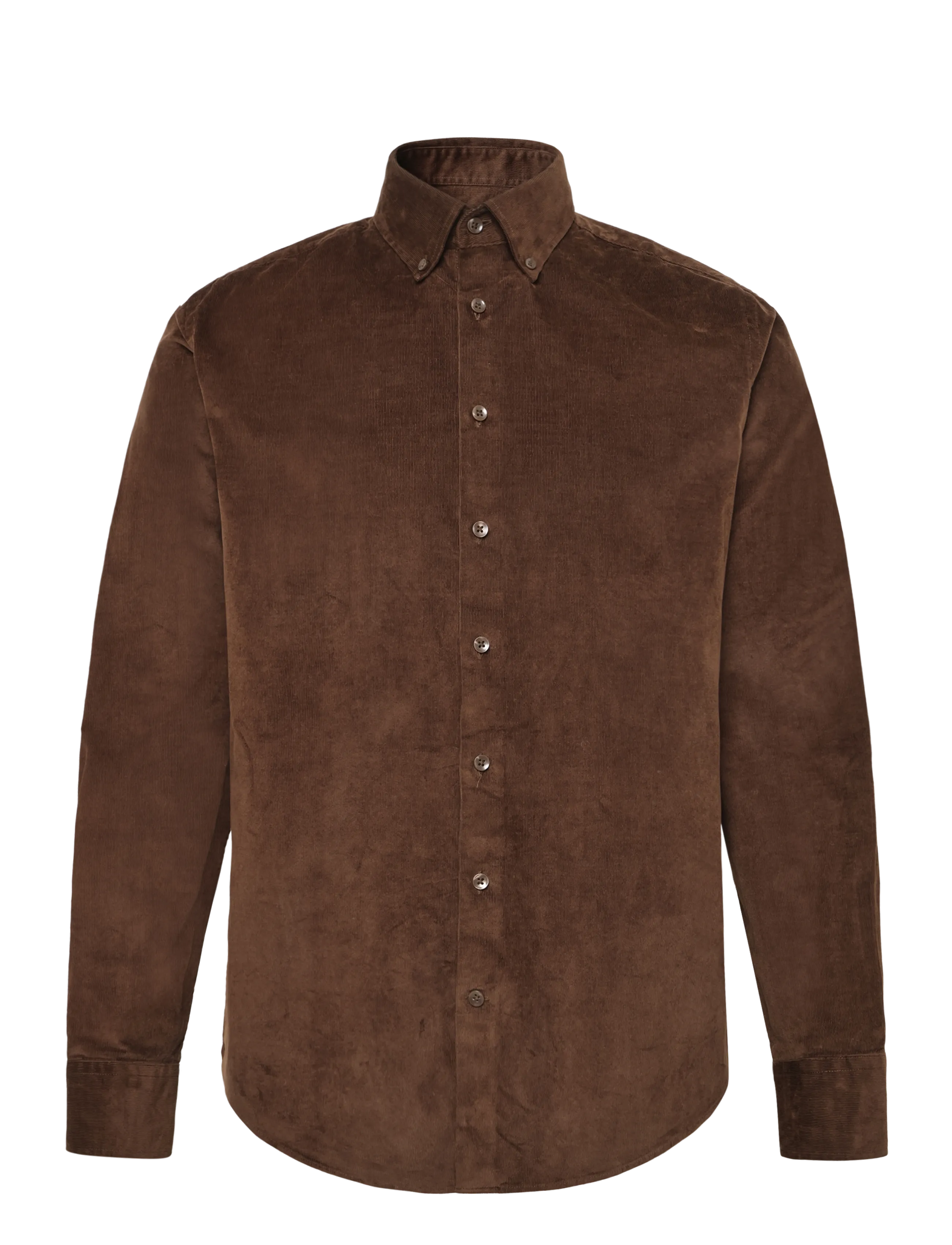 Bruun & Stengade - BS Osei Casual Modern Fit Shirt - velvetsärgid - brown - 1