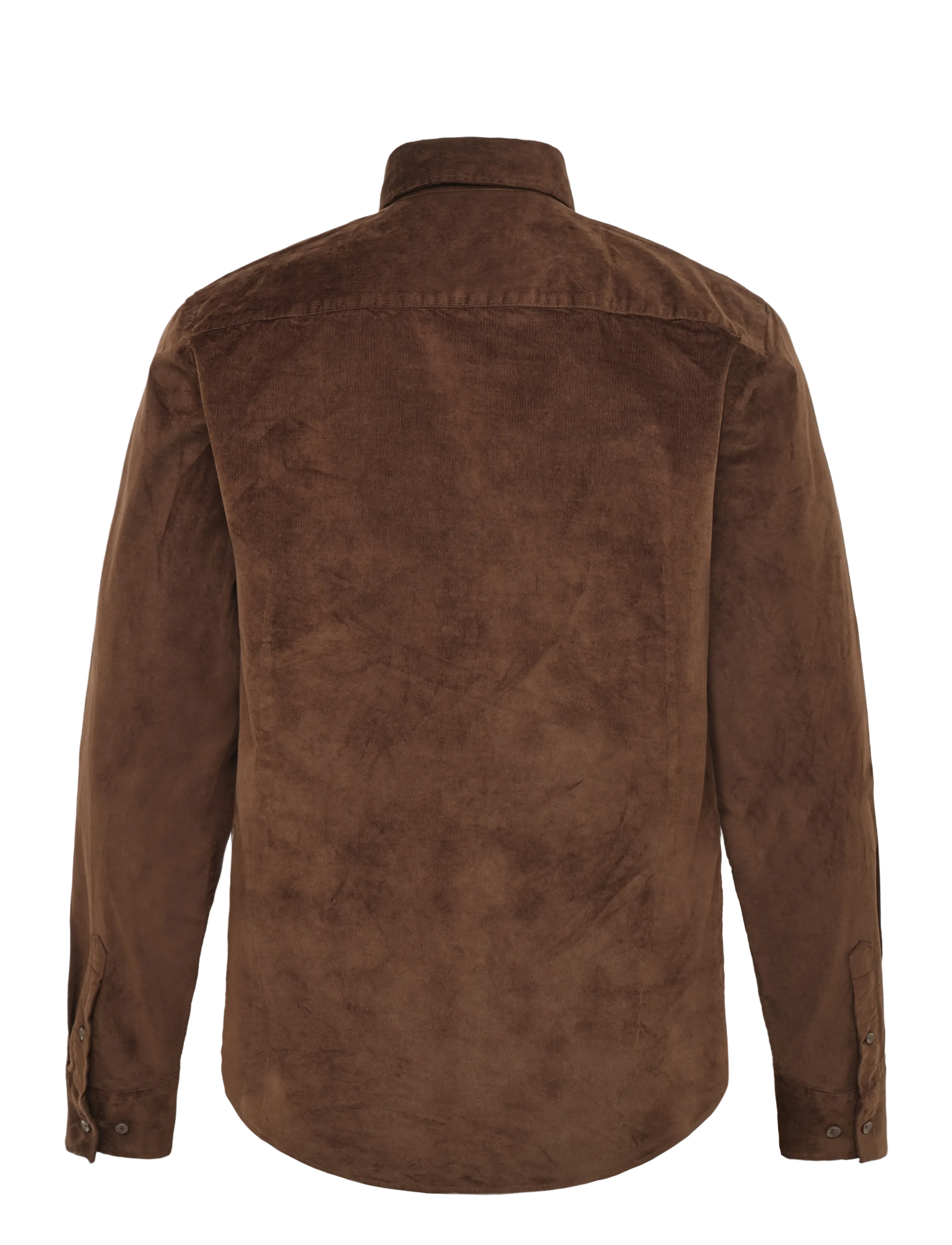 Bruun & Stengade - BS Osei Casual Modern Fit Shirt - velvetsärgid - brown - 2