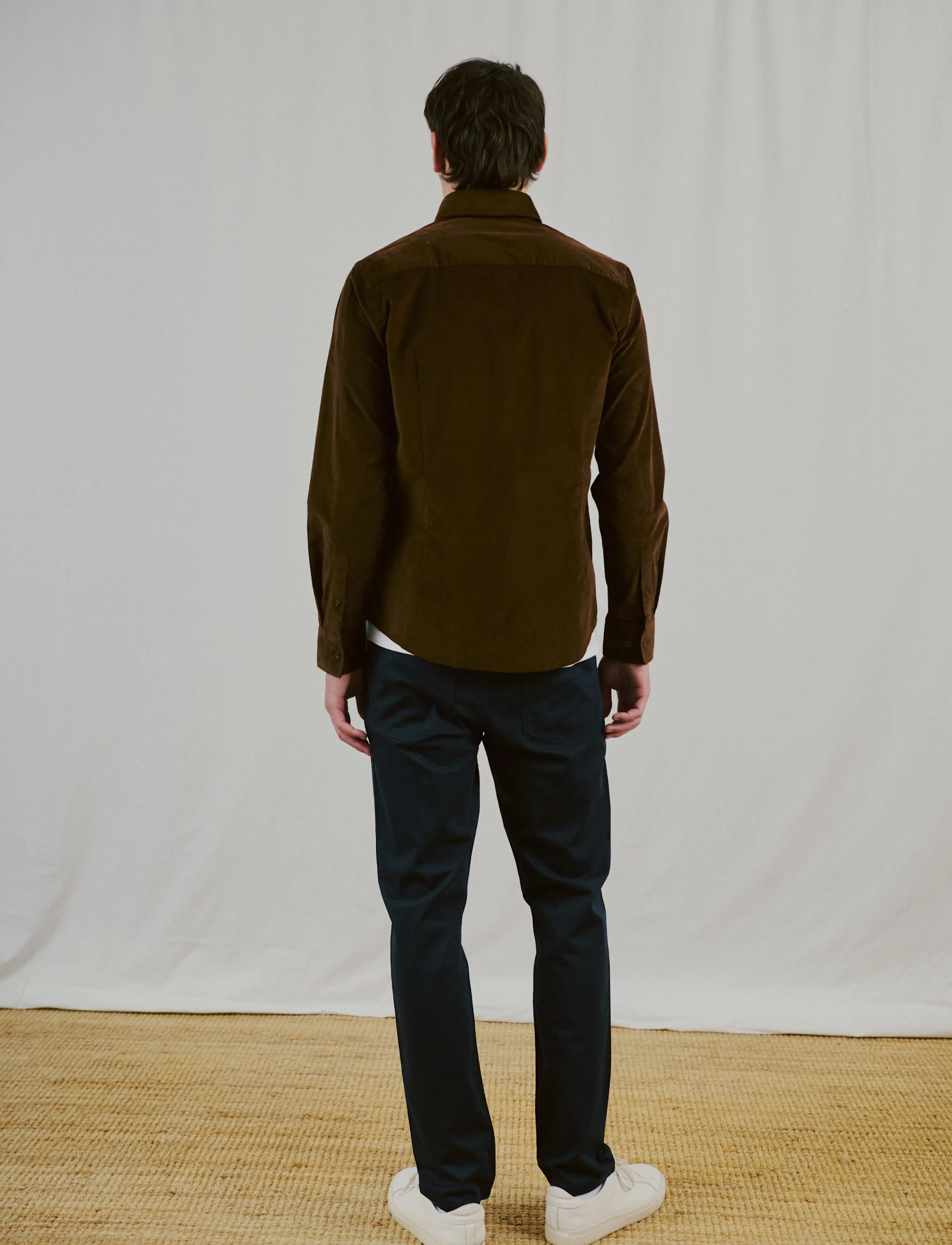 Bruun & Stengade - BS Osei Casual Modern Fit Shirt - cordhemden - brown - 3