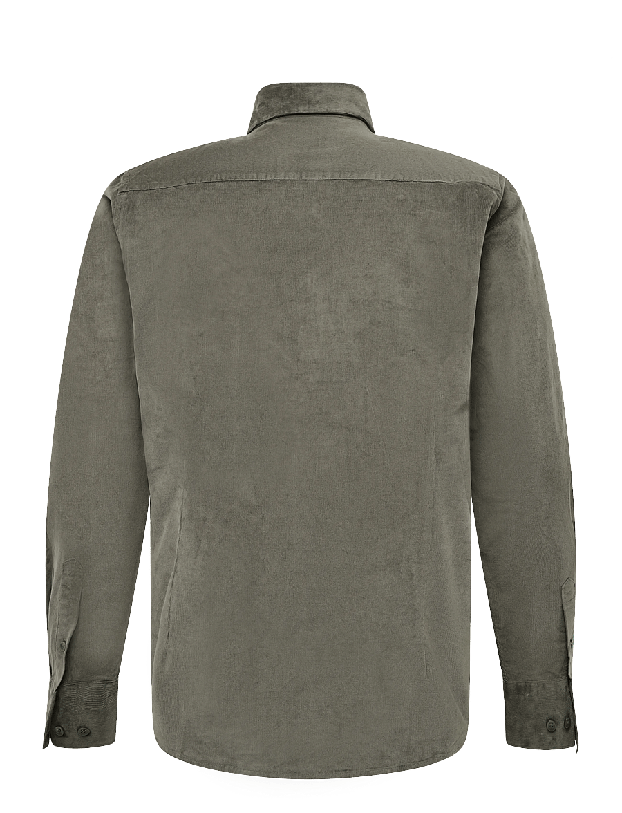 Bruun & Stengade - BS Osei Casual Modern Fit Shirt - cordhemden - green - 2