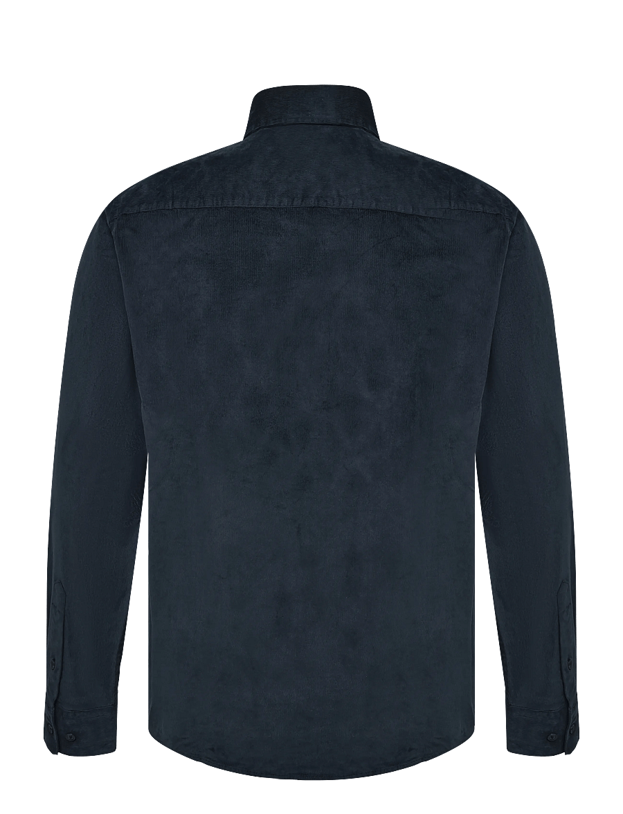Bruun & Stengade - BS Osei Casual Modern Fit Shirt - cordhemden - navy - 2