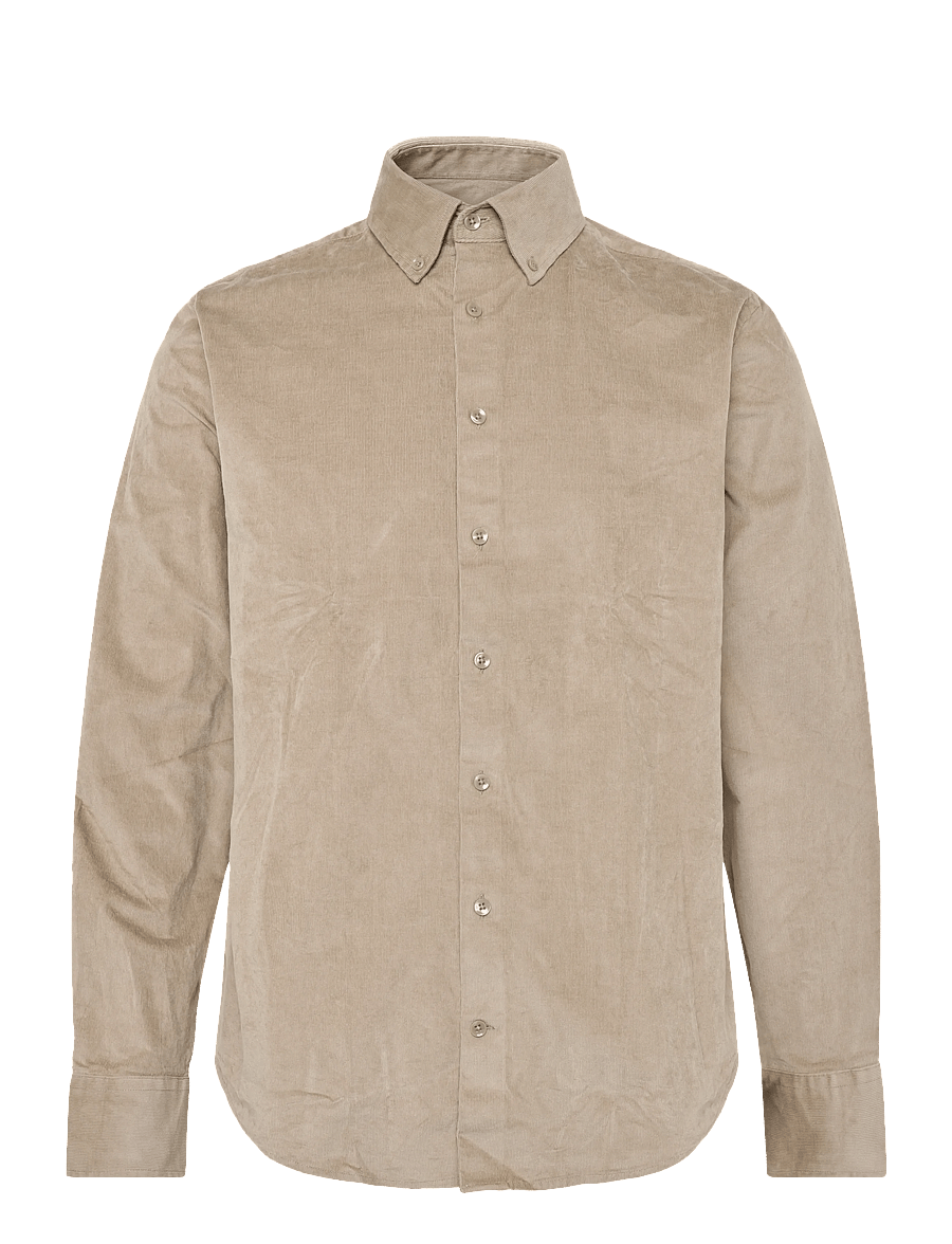 Bruun & Stengade - BS Osei Casual Modern Fit Shirt - manchesterskjortor - sand - 1