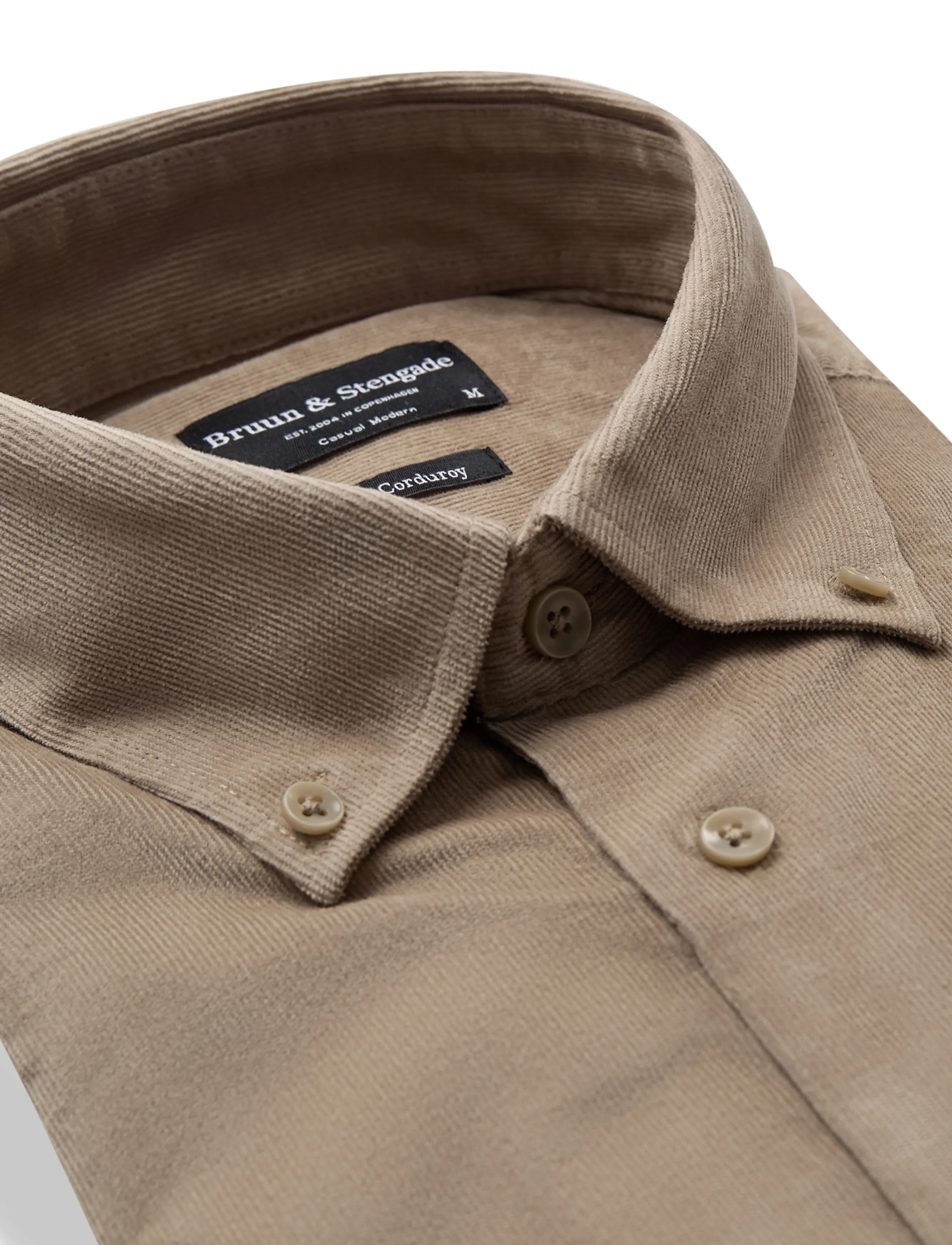Bruun & Stengade - BS Osei Casual Modern Fit Shirt - sand - 1