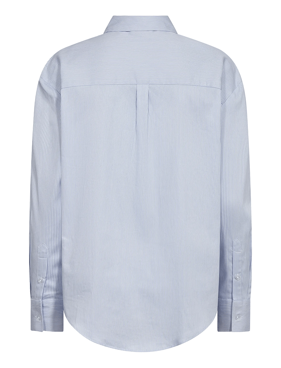 Bruun & Stengade - BS Elsie Regular Fit Shirt - pikkade varrukatega särgid - light blue/white - 2