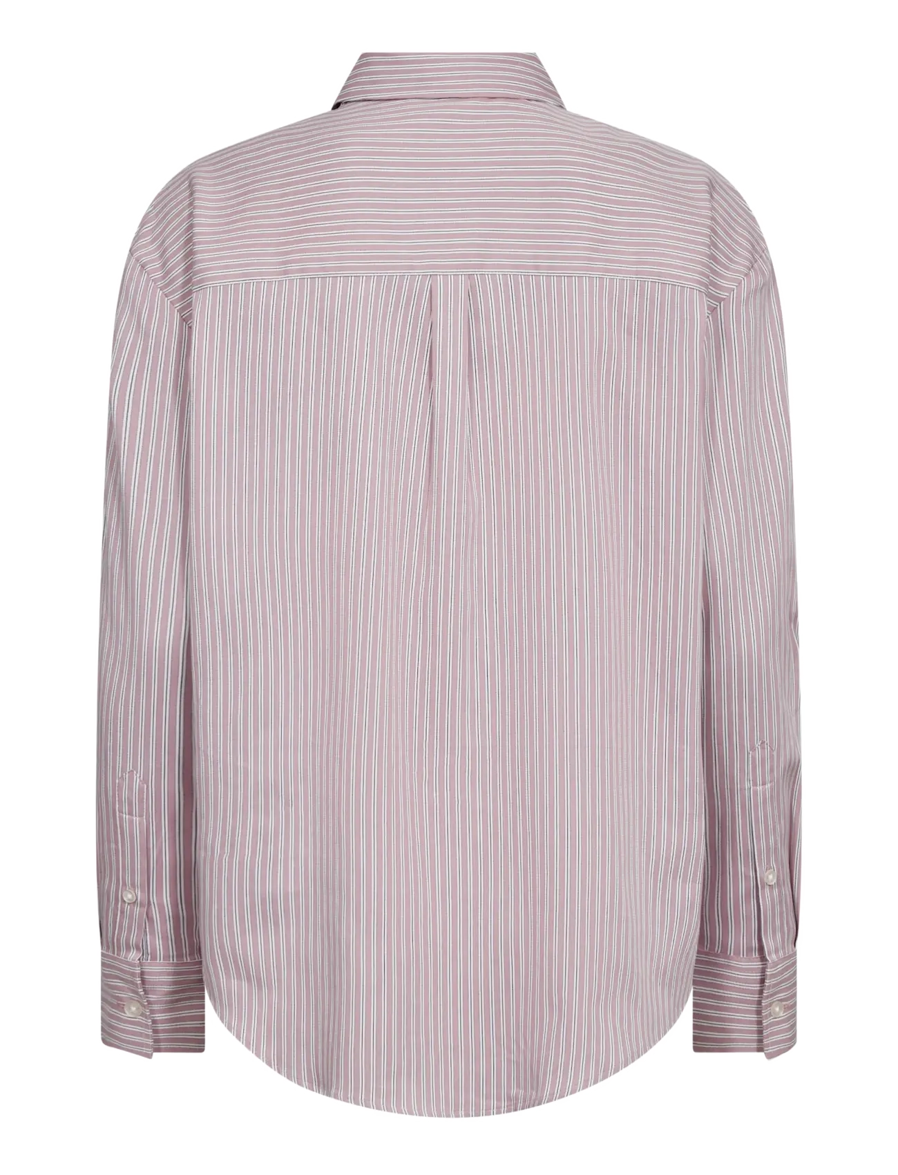 Bruun & Stengade - BS Elsie Regular Fit Shirt - långärmade skjortor - pink/white - 2