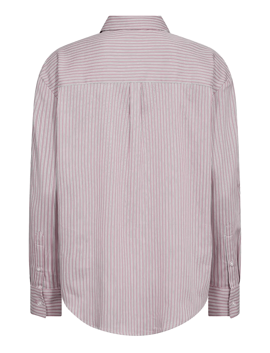 Bruun & Stengade - BS Elsie Regular Fit Shirt - pikkade varrukatega särgid - pink/white - 2