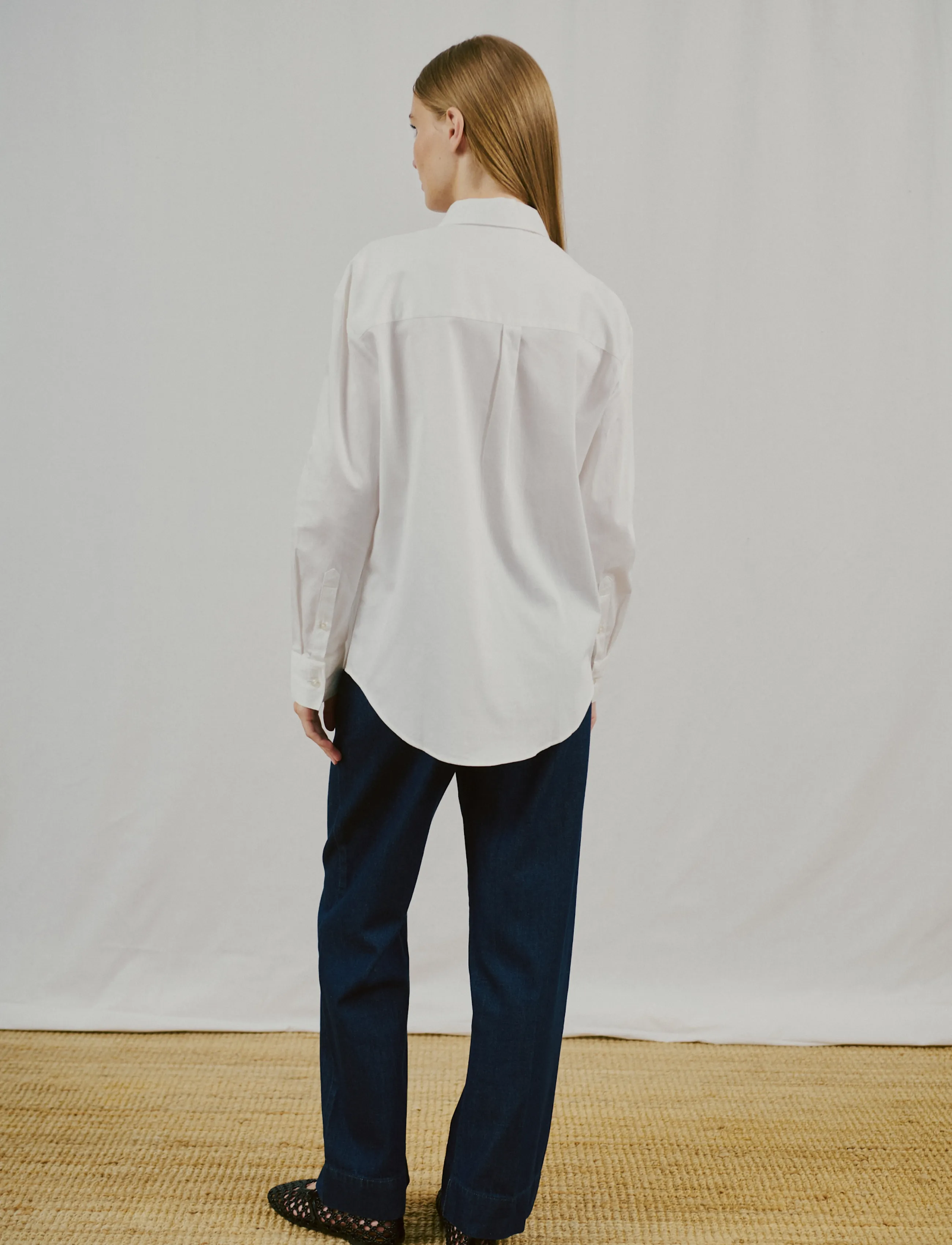 Bruun & Stengade BS Elsie Regular Fit Shirt - Hemden - WHITE / white