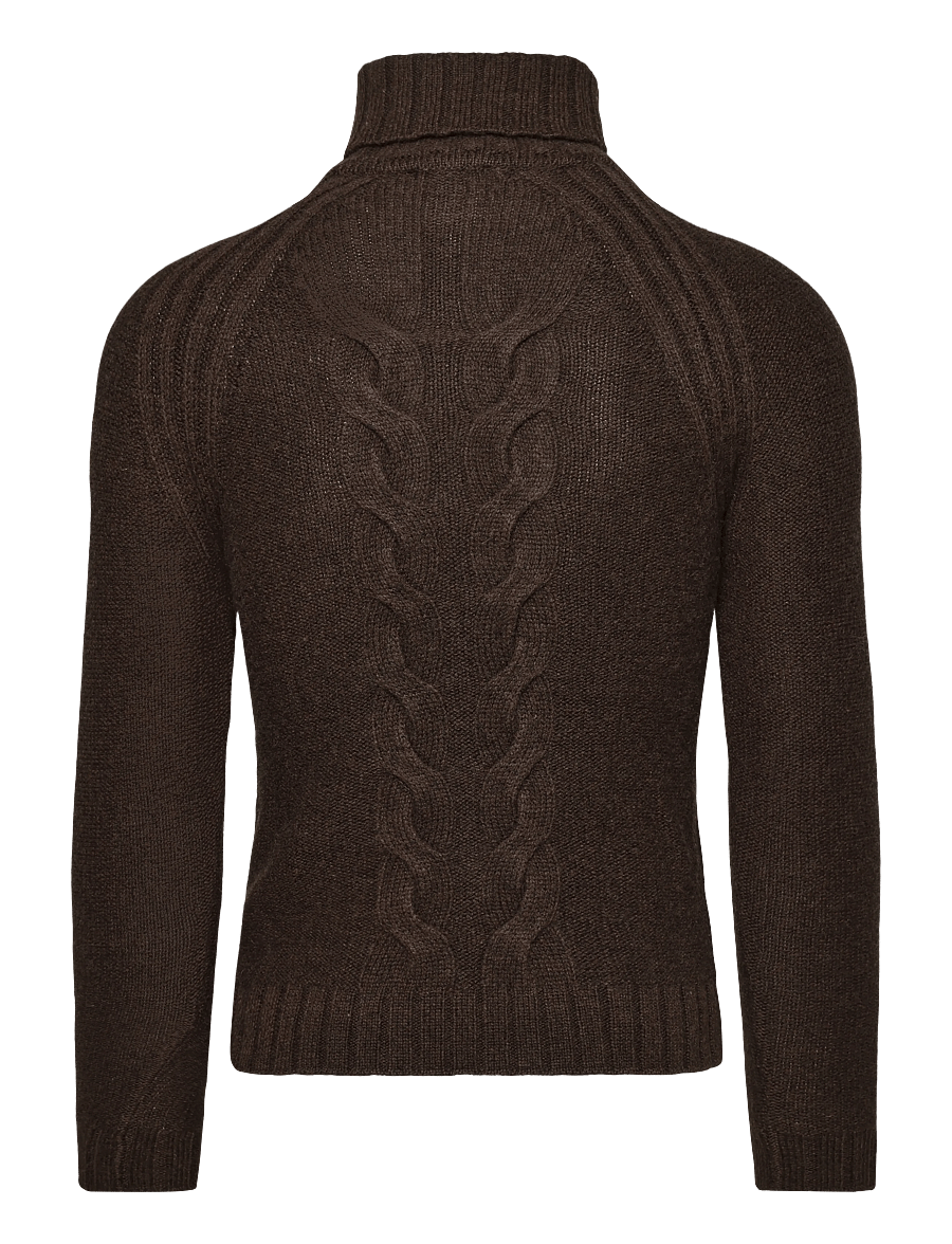 Bruun & Stengade - BS Juliana Regular Fit Knitwear - pologenser - dark brown - 2