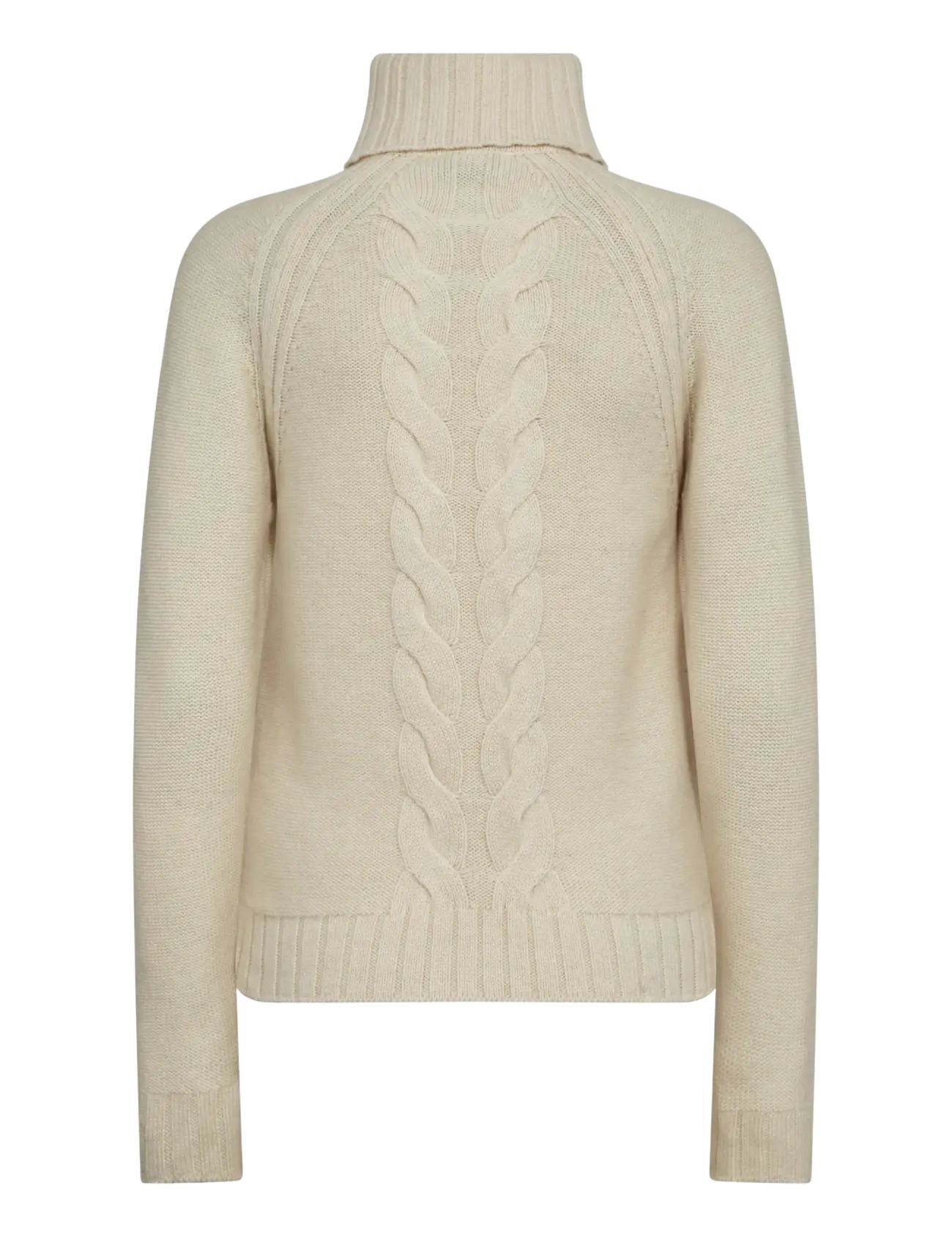 Bruun & Stengade - BS Juliana Regular Fit Knitwear - rullekraver - ecru - 2