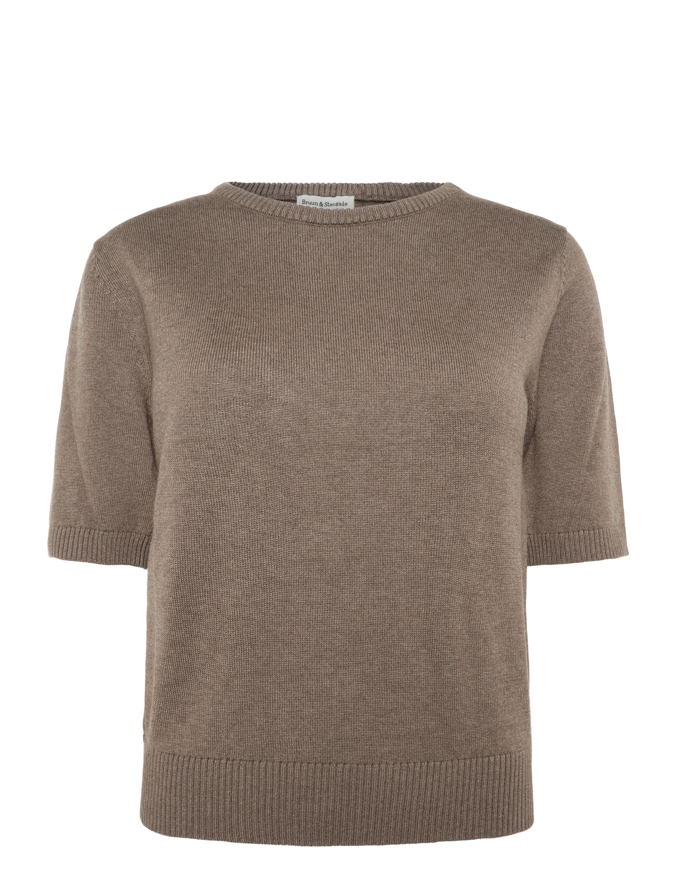 Bruun & Stengade BS Annelie Regular Fit T-Shirt - Bruun & Stengade - MOLE / brown